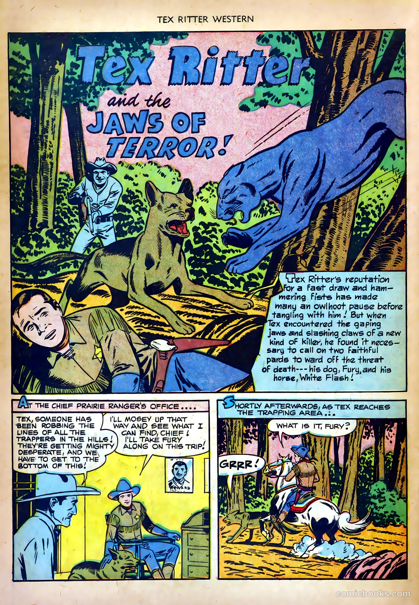 Tex Ritter Western #4 (1951) — page 28 of 36