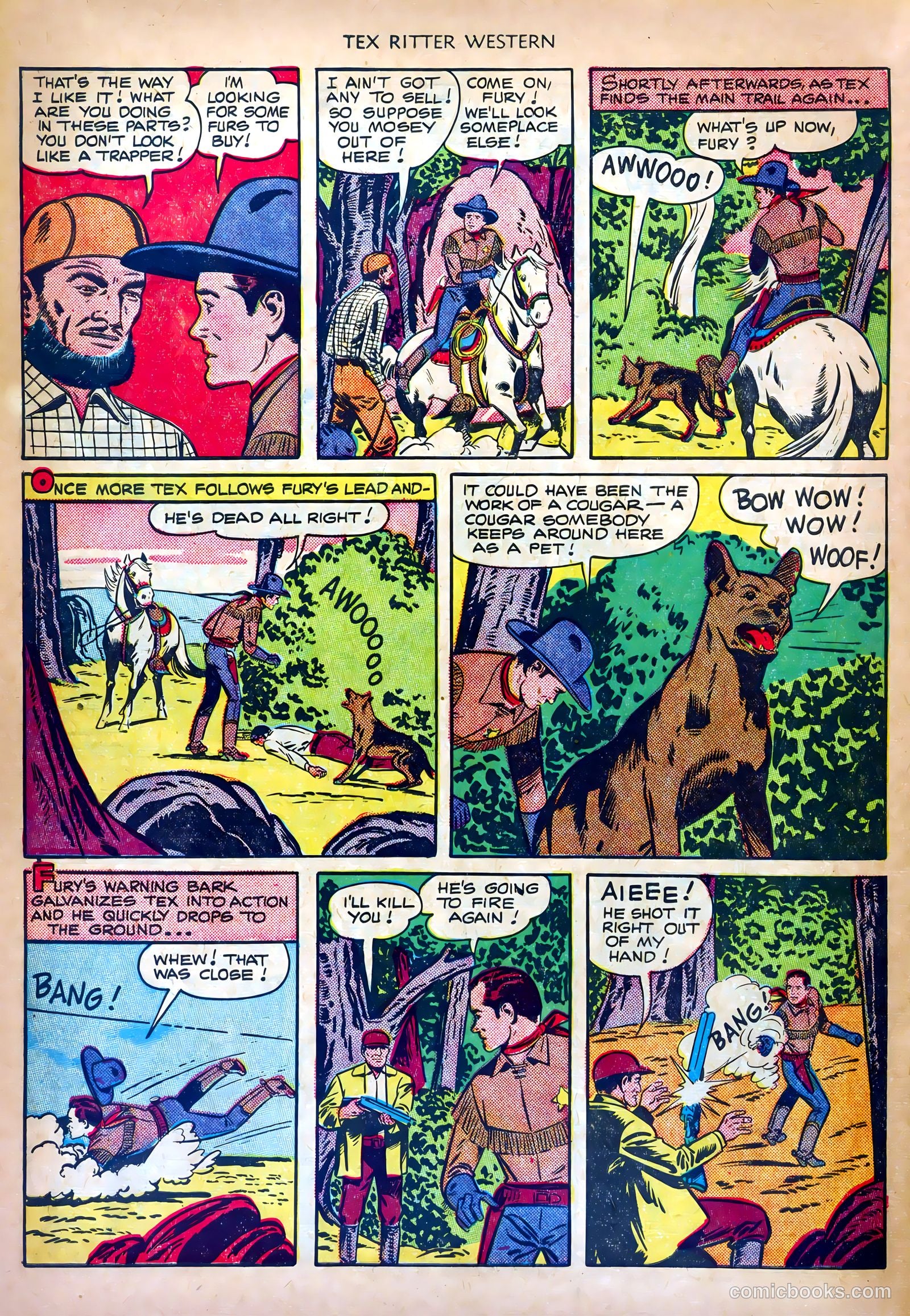Tex Ritter Western #4 (1951) — page 30 of 36