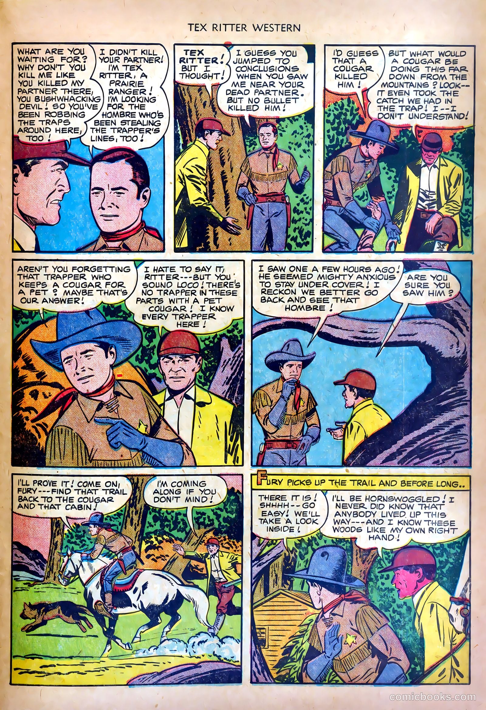 Tex Ritter Western #4 (1951) — page 31 of 36