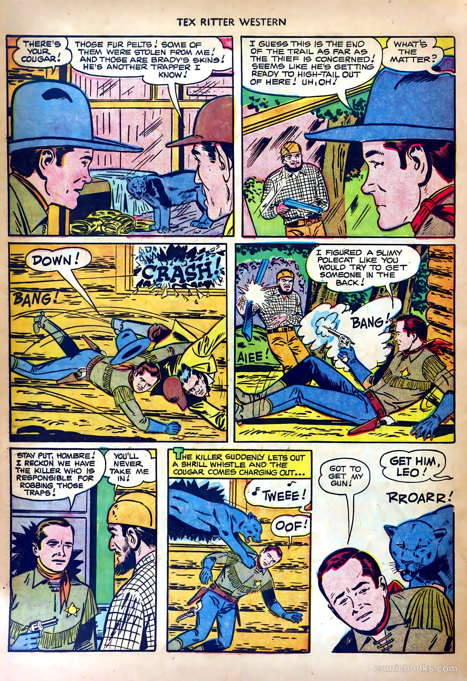 Tex Ritter Western #4 (1951) — page 32 of 36