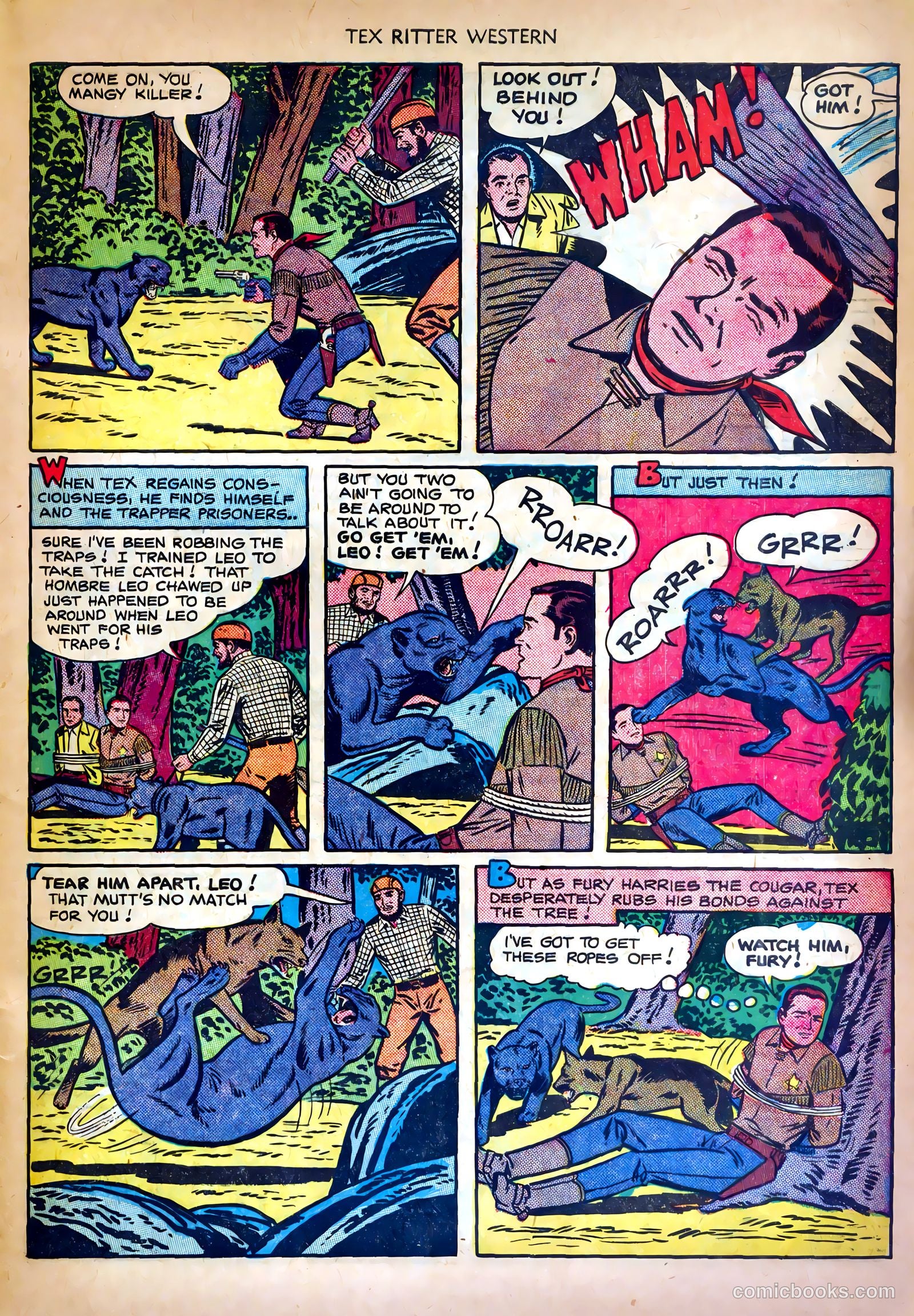 Tex Ritter Western #4 (1951) — page 33 of 36