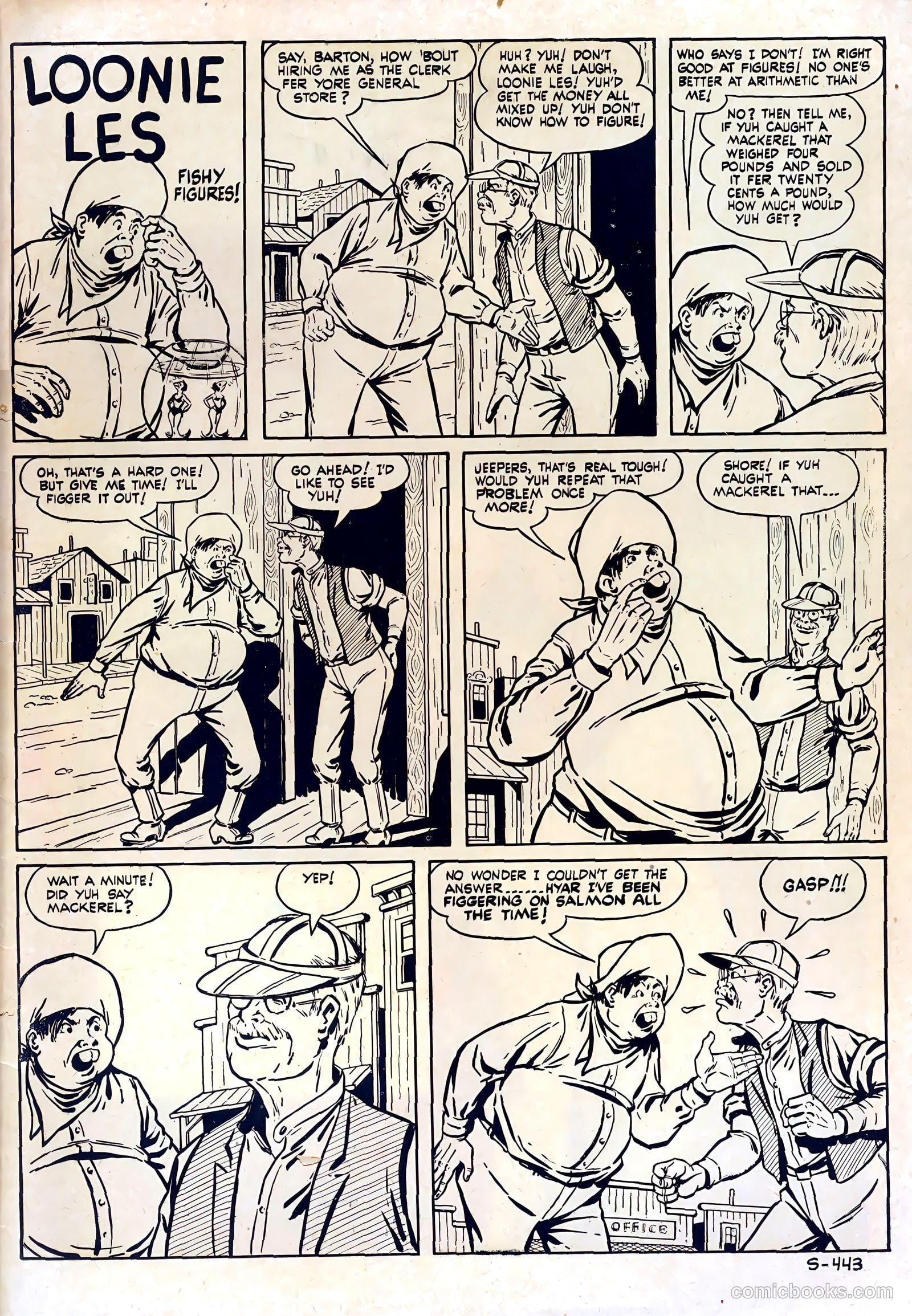 Tex Ritter Western #4 (1951) — page 35 of 36