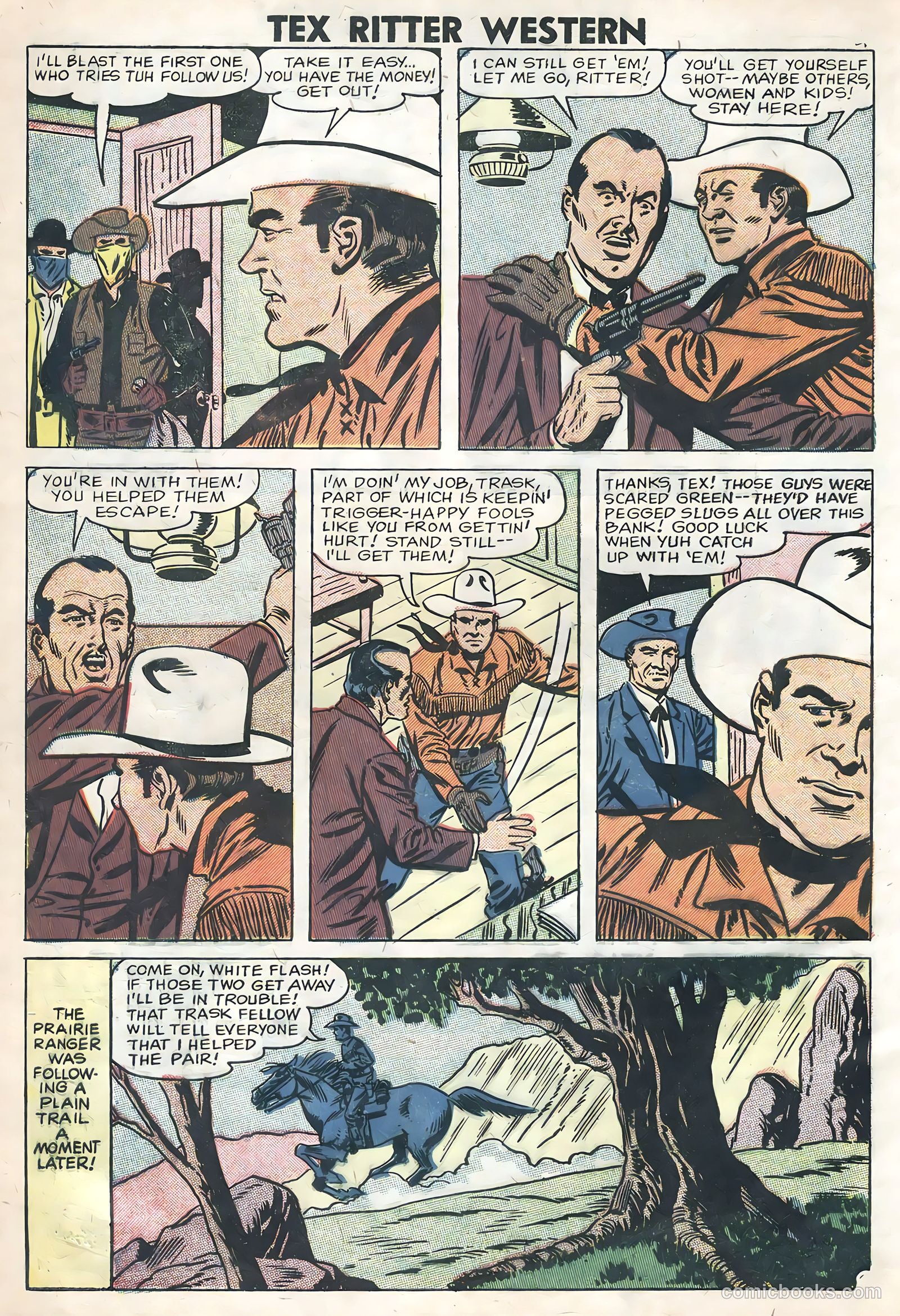 Tex Ritter Western #40 (1958) — page 4 of 36