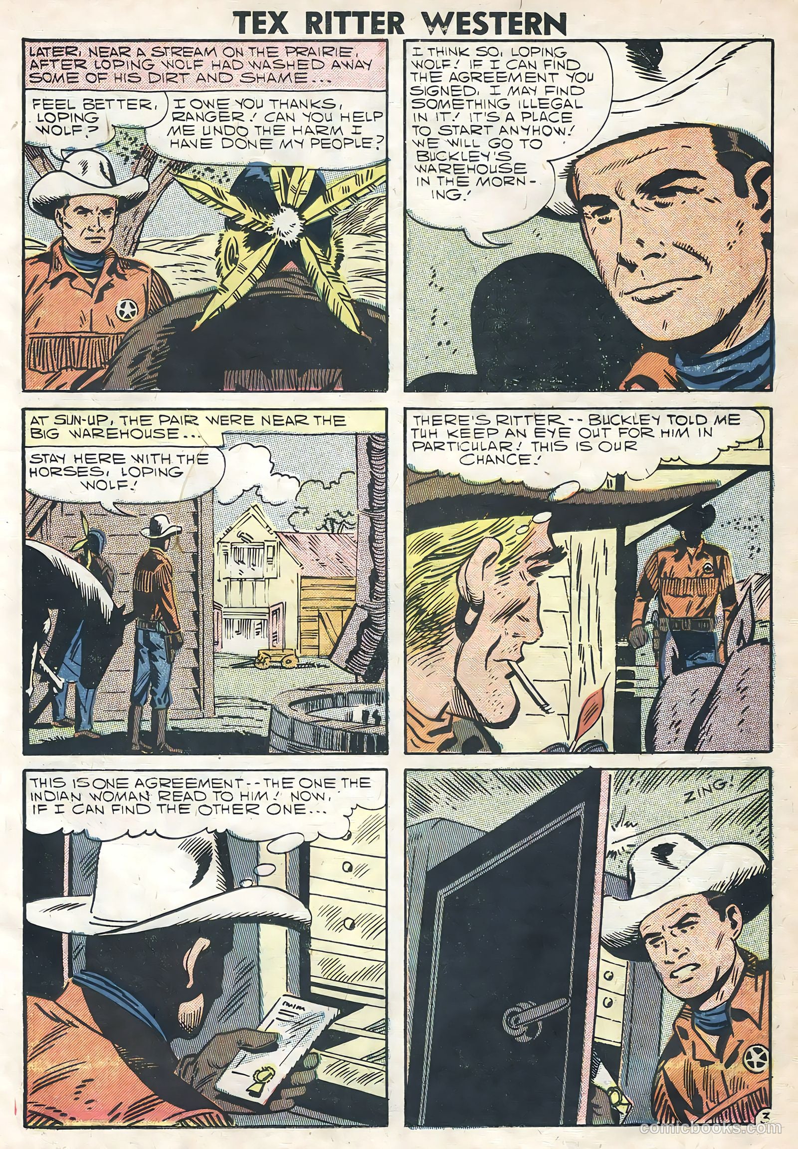Tex Ritter Western #40 (1958) — page 11 of 36