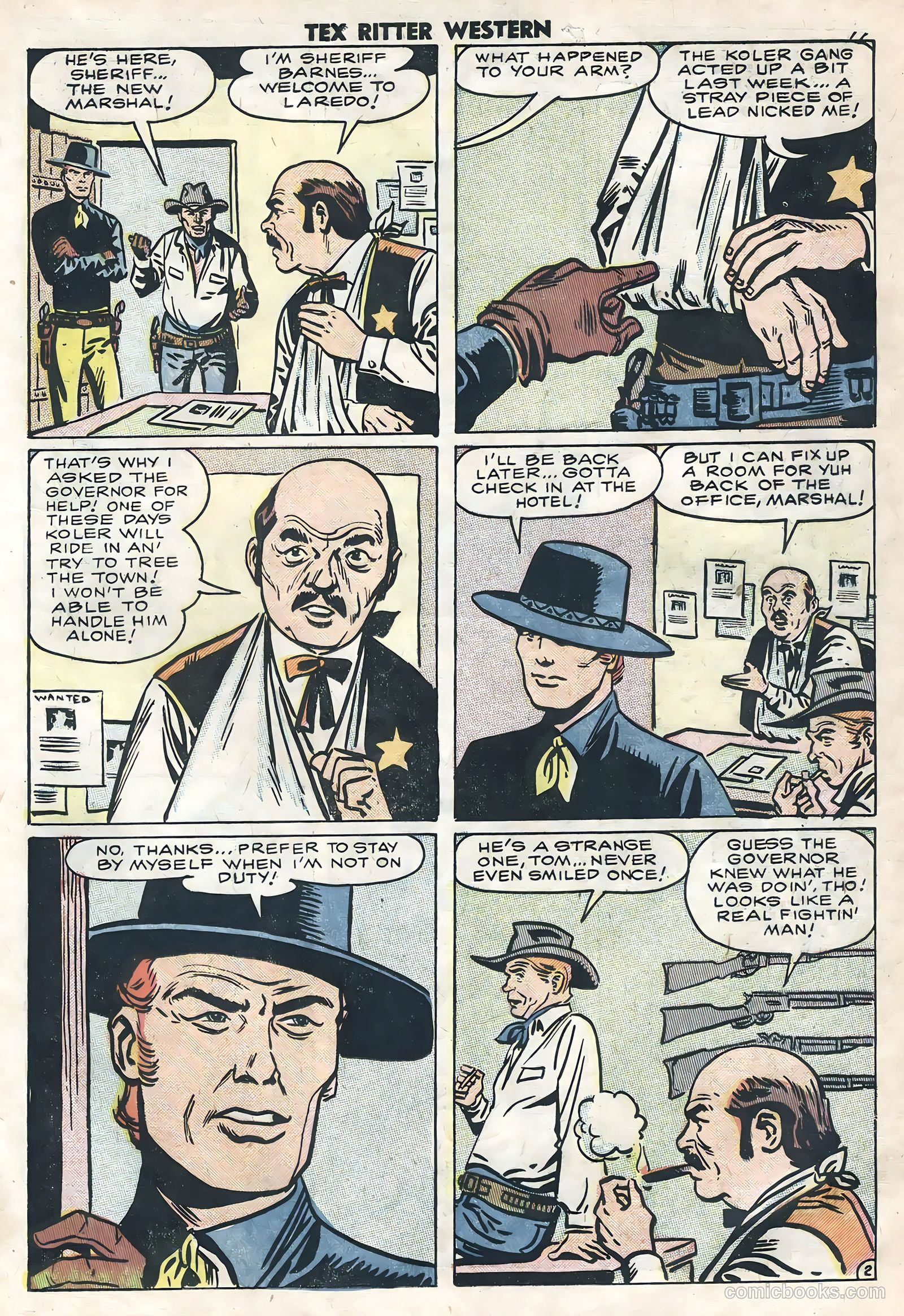 Tex Ritter Western #40 (1958) — page 19 of 36