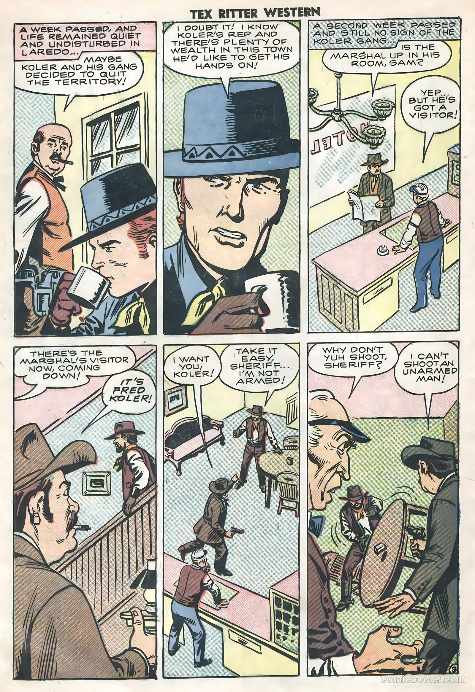 Tex Ritter Western #40 (1958) — page 20 of 36