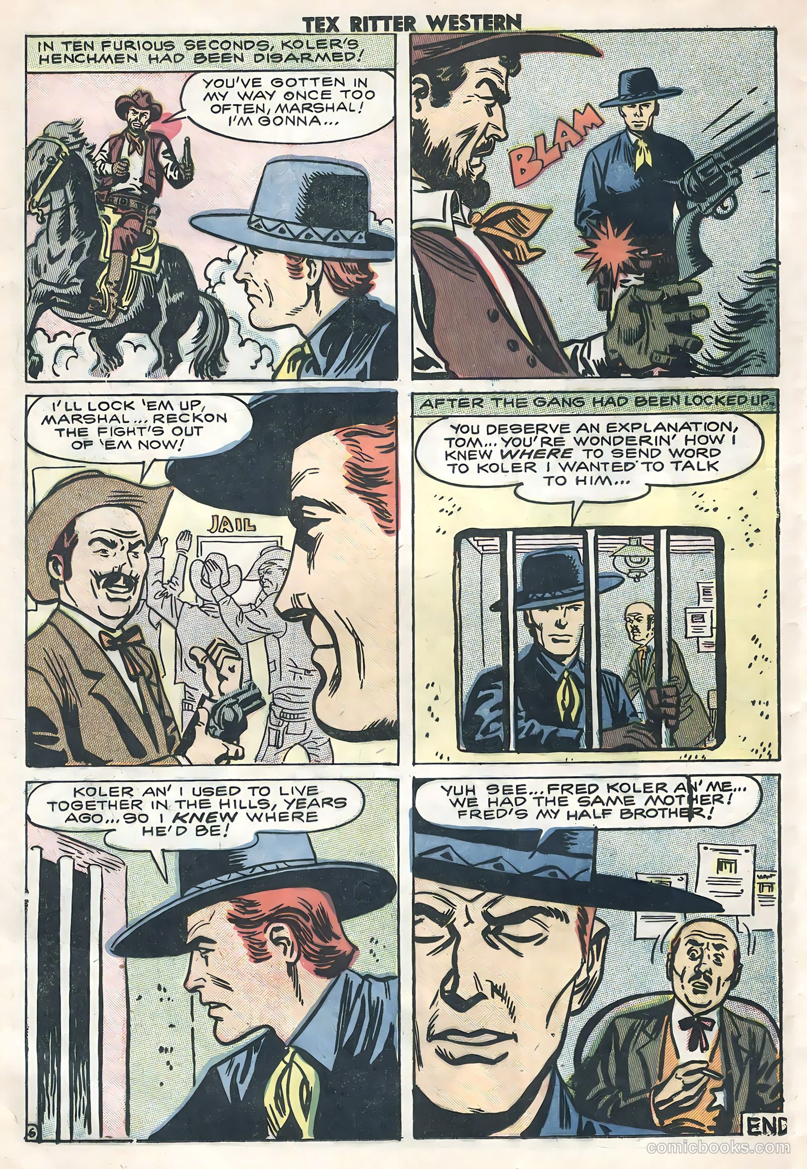Tex Ritter Western #40 (1958) — page 24 of 36