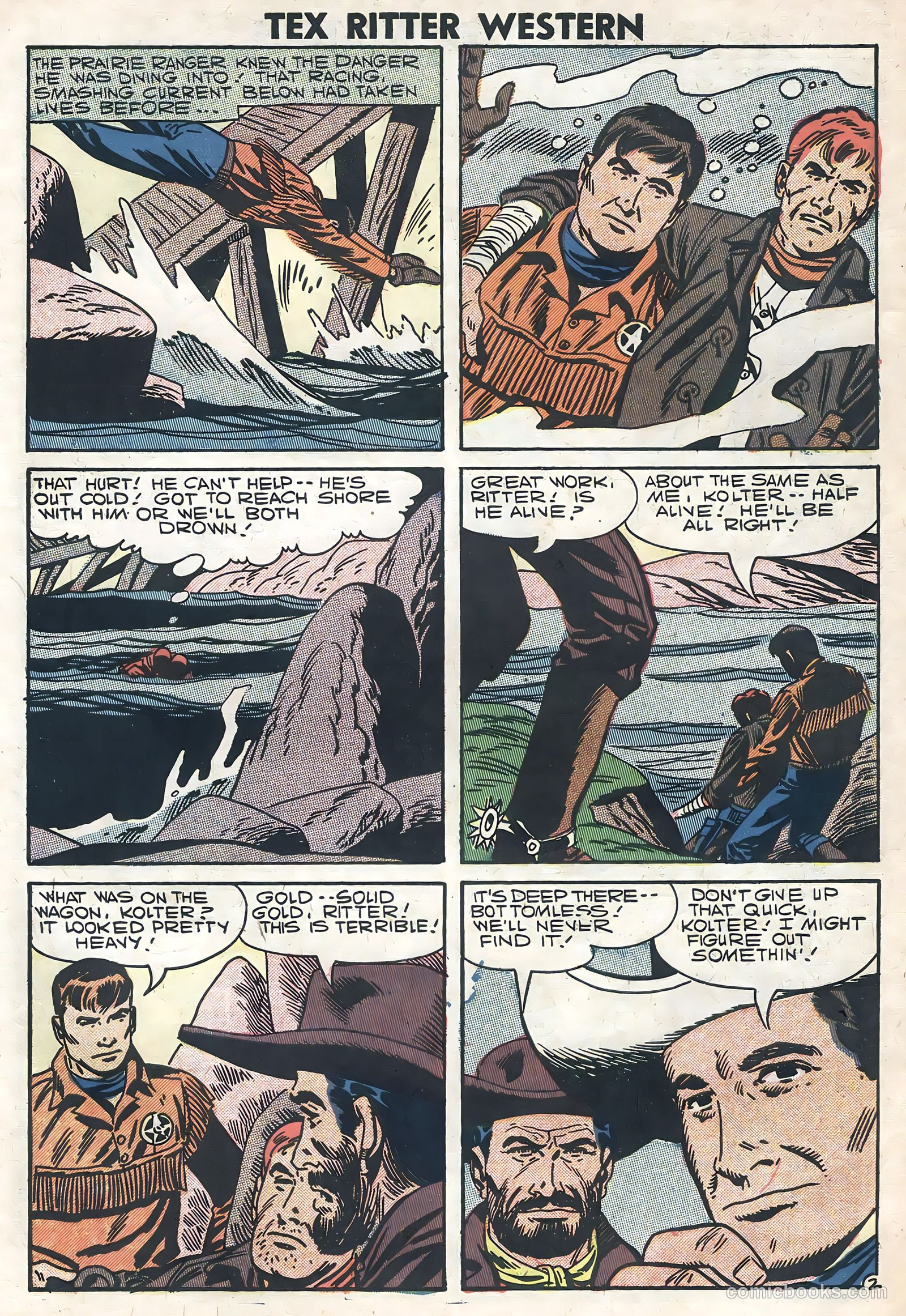 Tex Ritter Western #40 (1958) — page 27 of 36