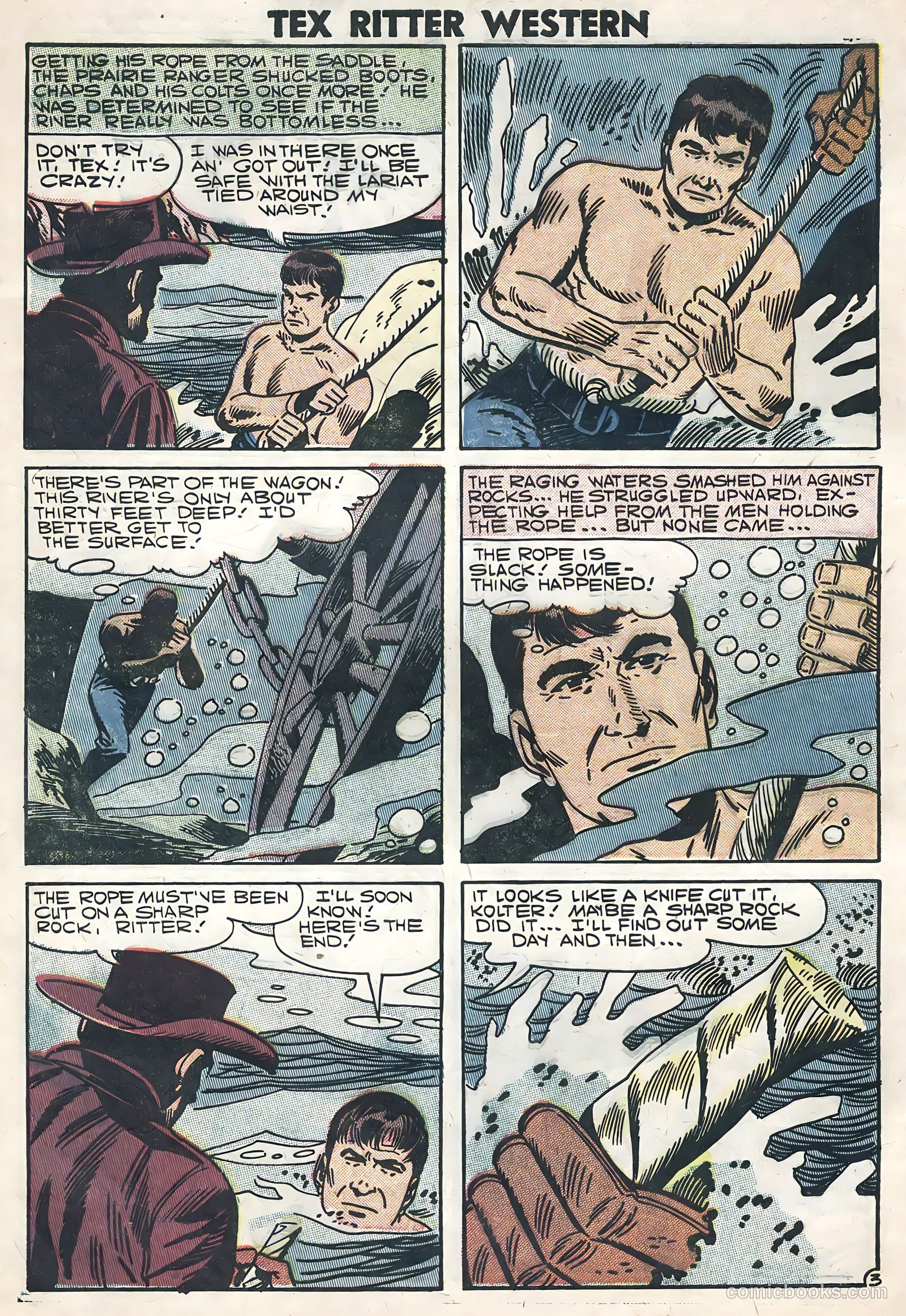 Tex Ritter Western #40 (1958) — page 28 of 36