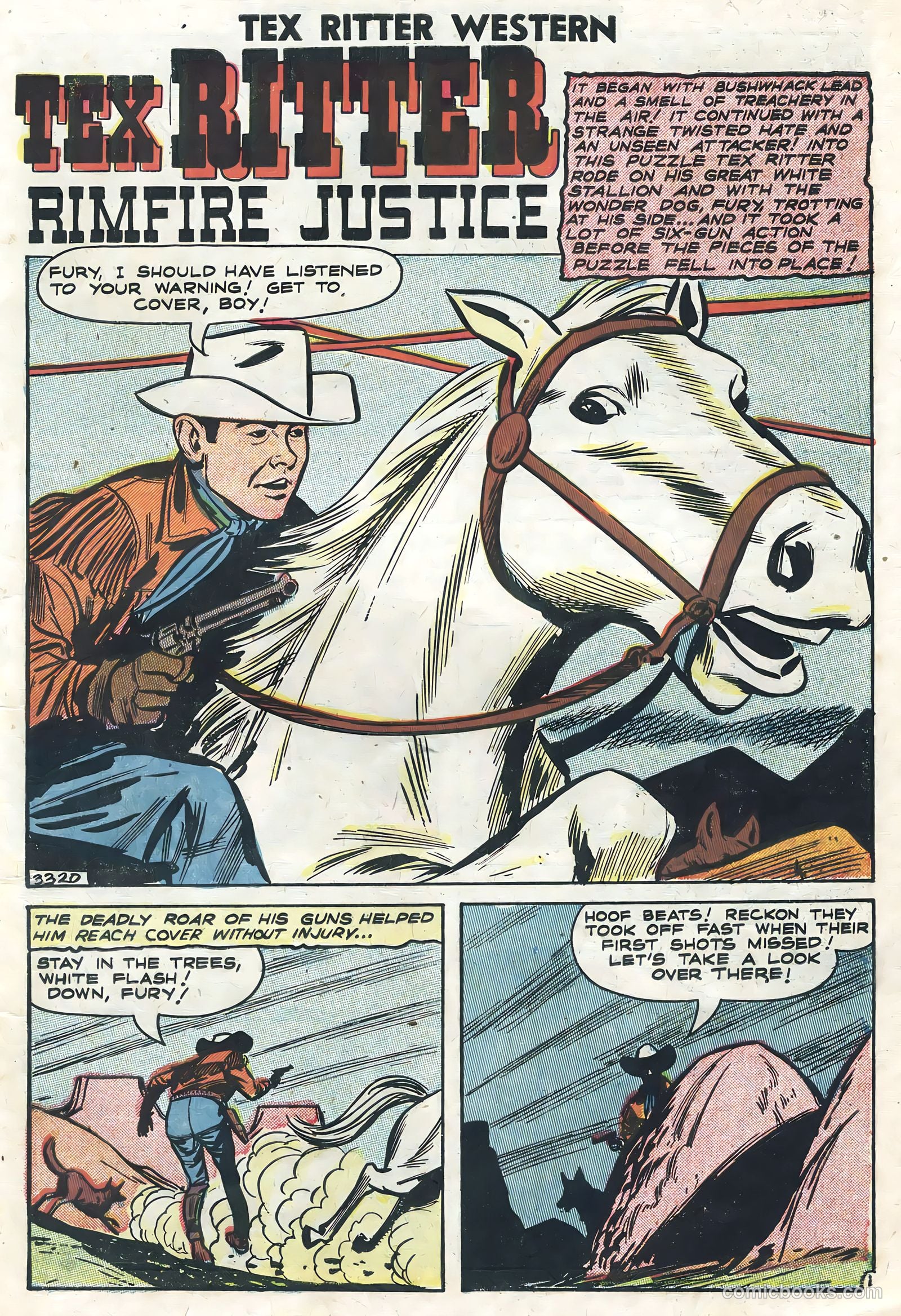 Tex Ritter Western #41 (1958) — page 3 of 36