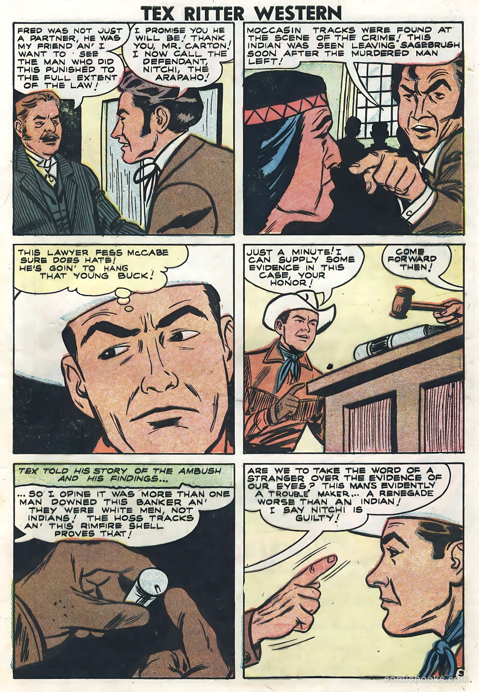 Tex Ritter Western #41 (1958) — page 5 of 36