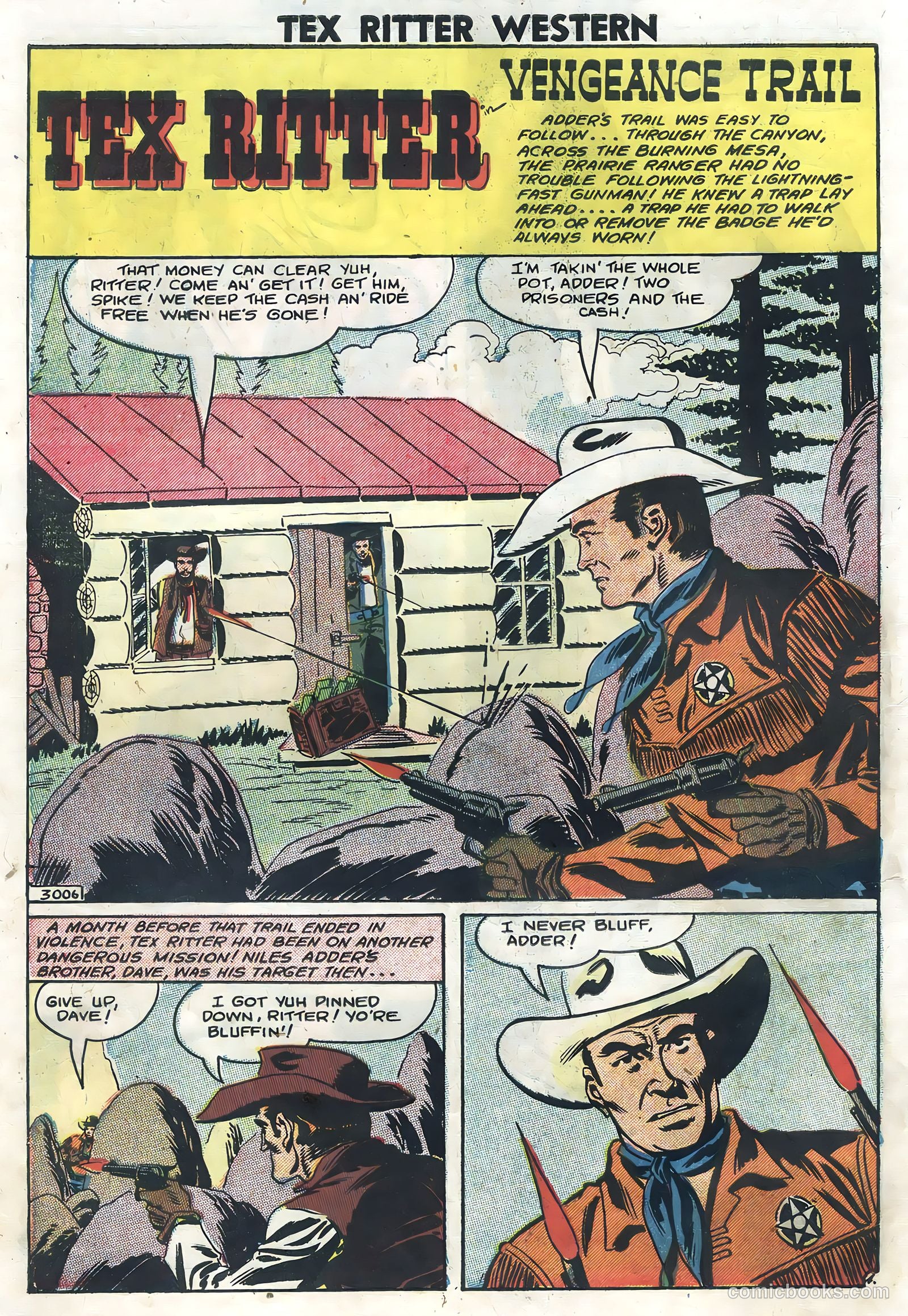 Tex Ritter Western #41 (1958) — page 10 of 36