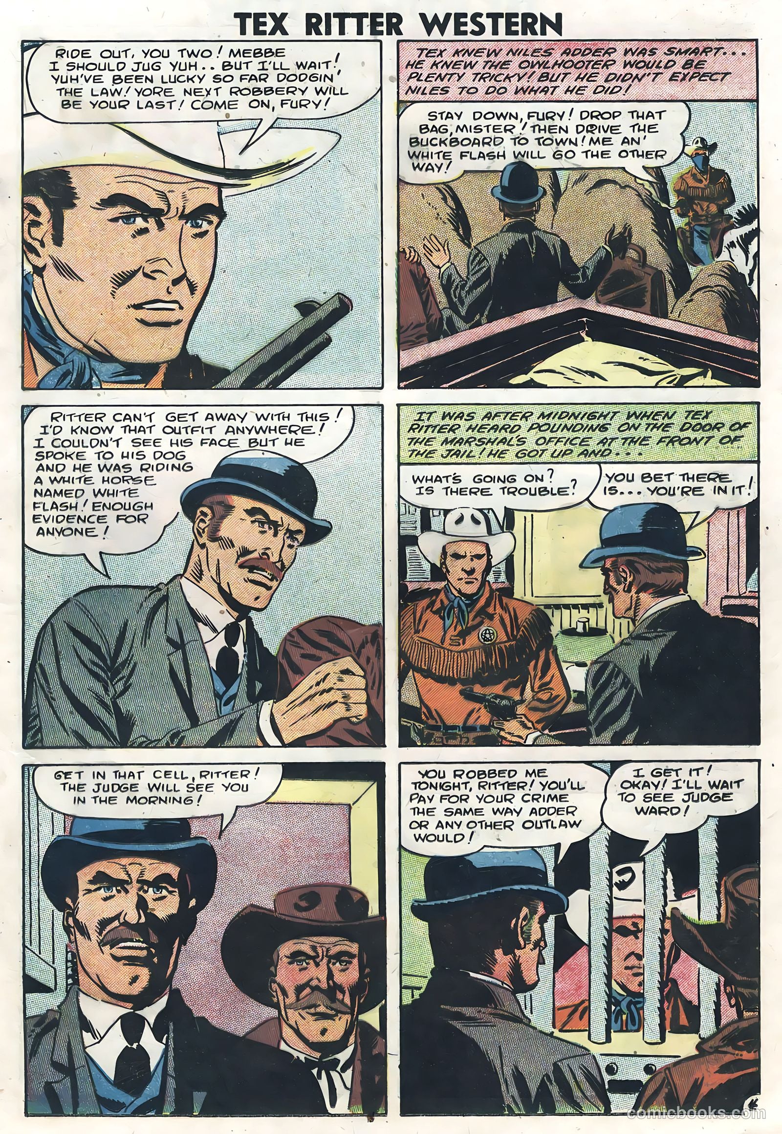 Tex Ritter Western #41 (1958) — page 13 of 36