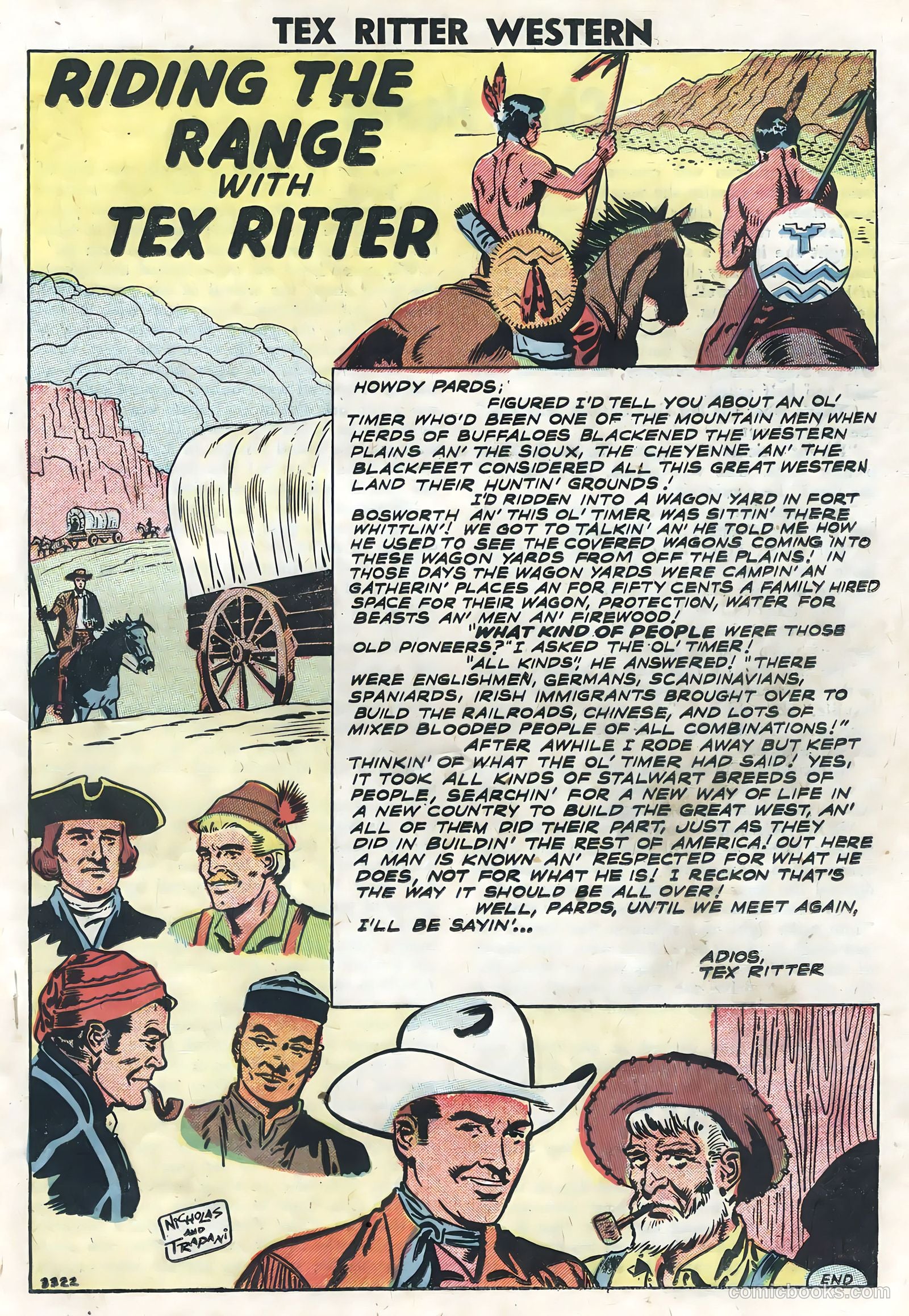 Tex Ritter Western #41 (1958) — page 19 of 36