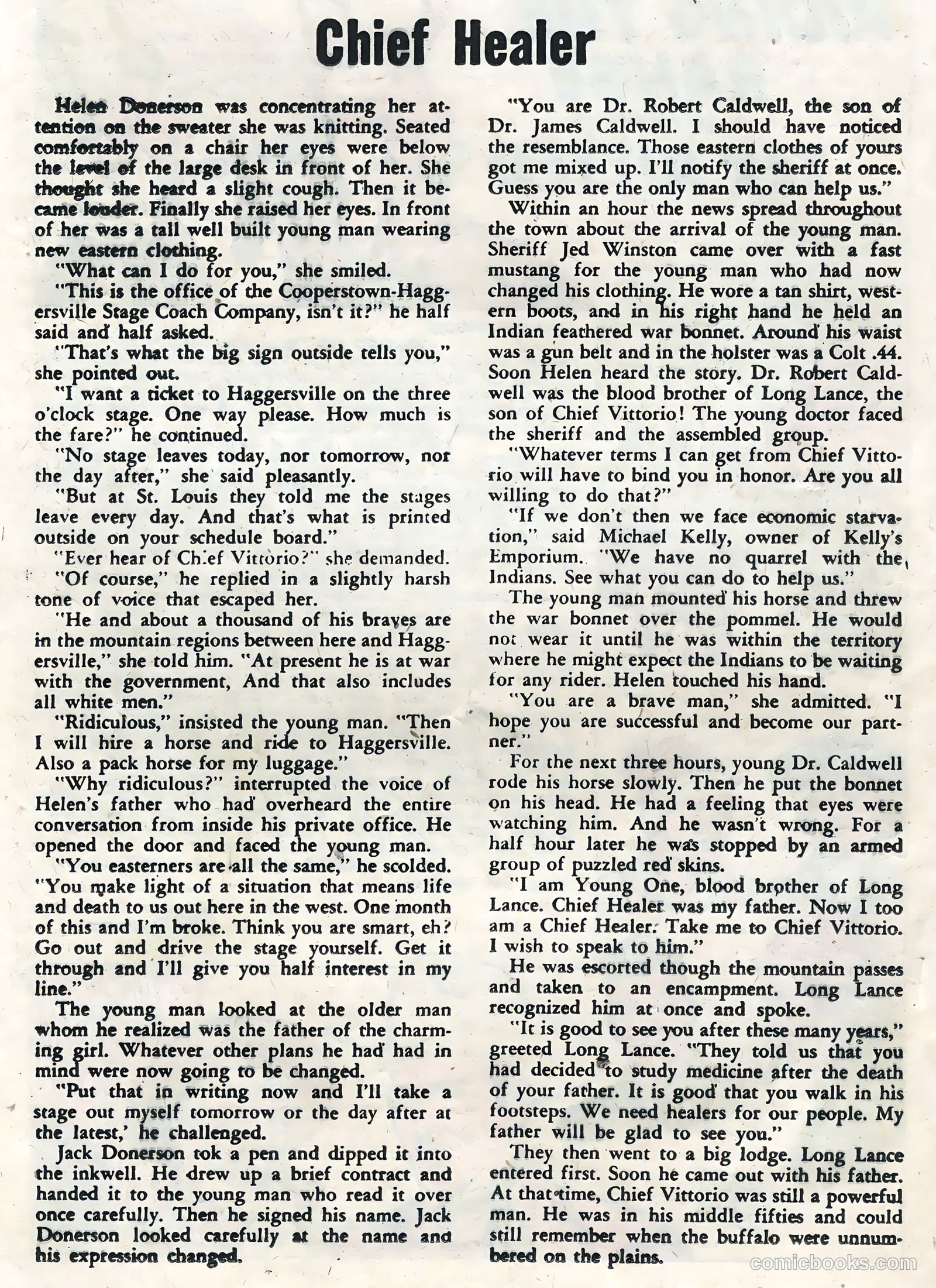 Tex Ritter Western #41 (1958) — page 20 of 36