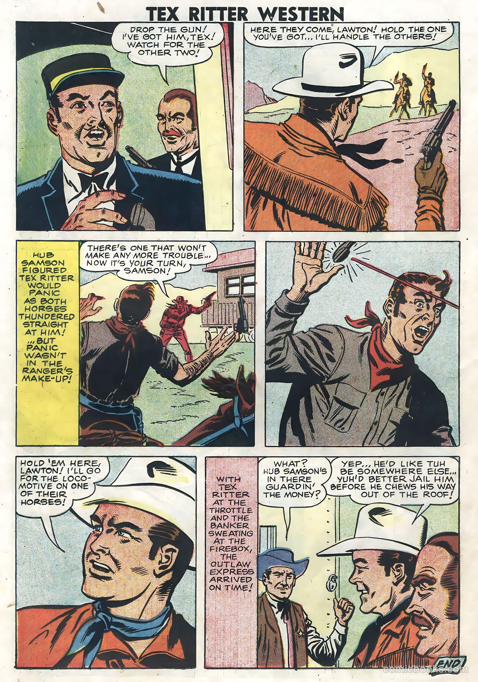 Tex Ritter Western #41 (1958) — page 26 of 36