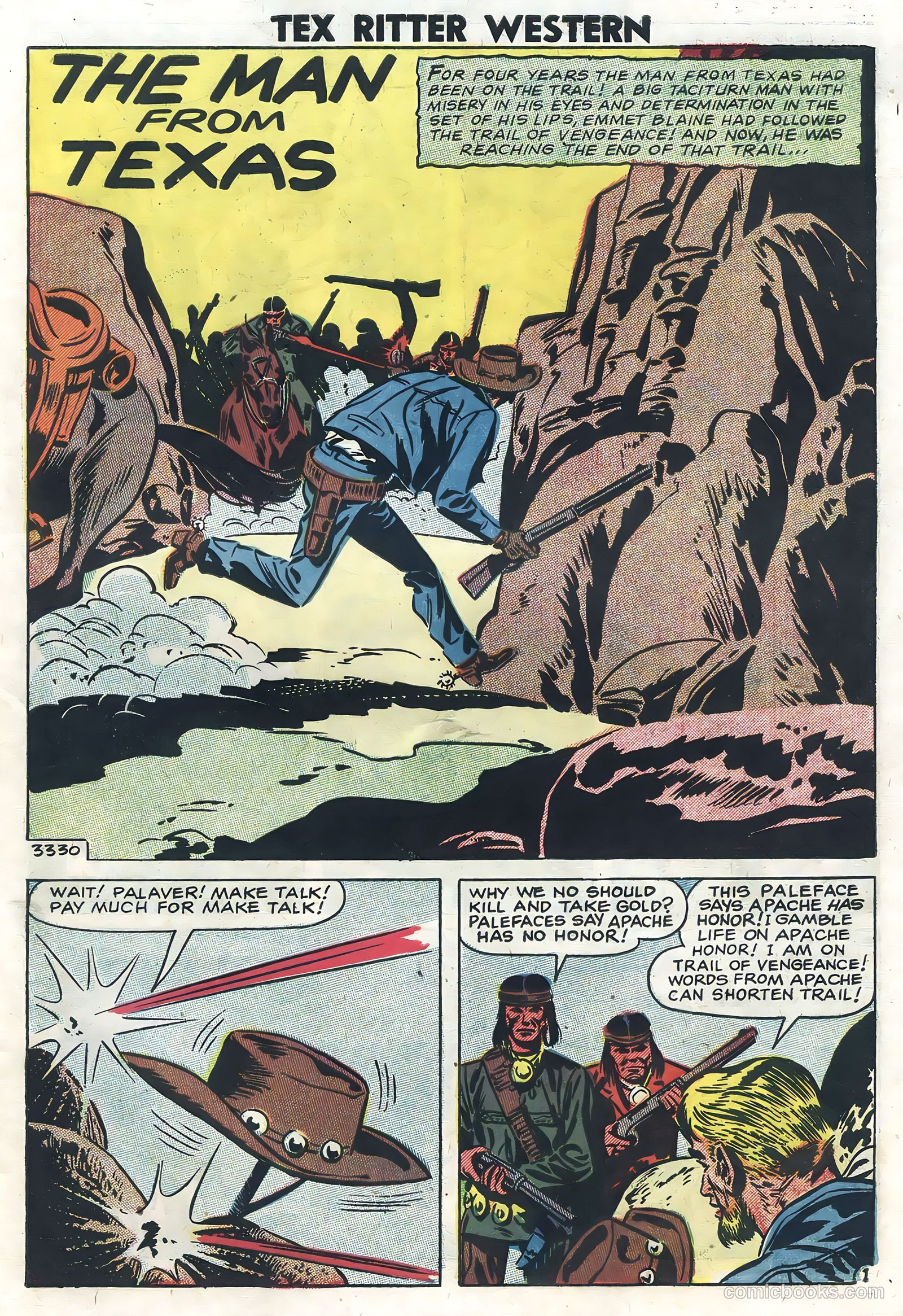 Tex Ritter Western #41 (1958) — page 27 of 36