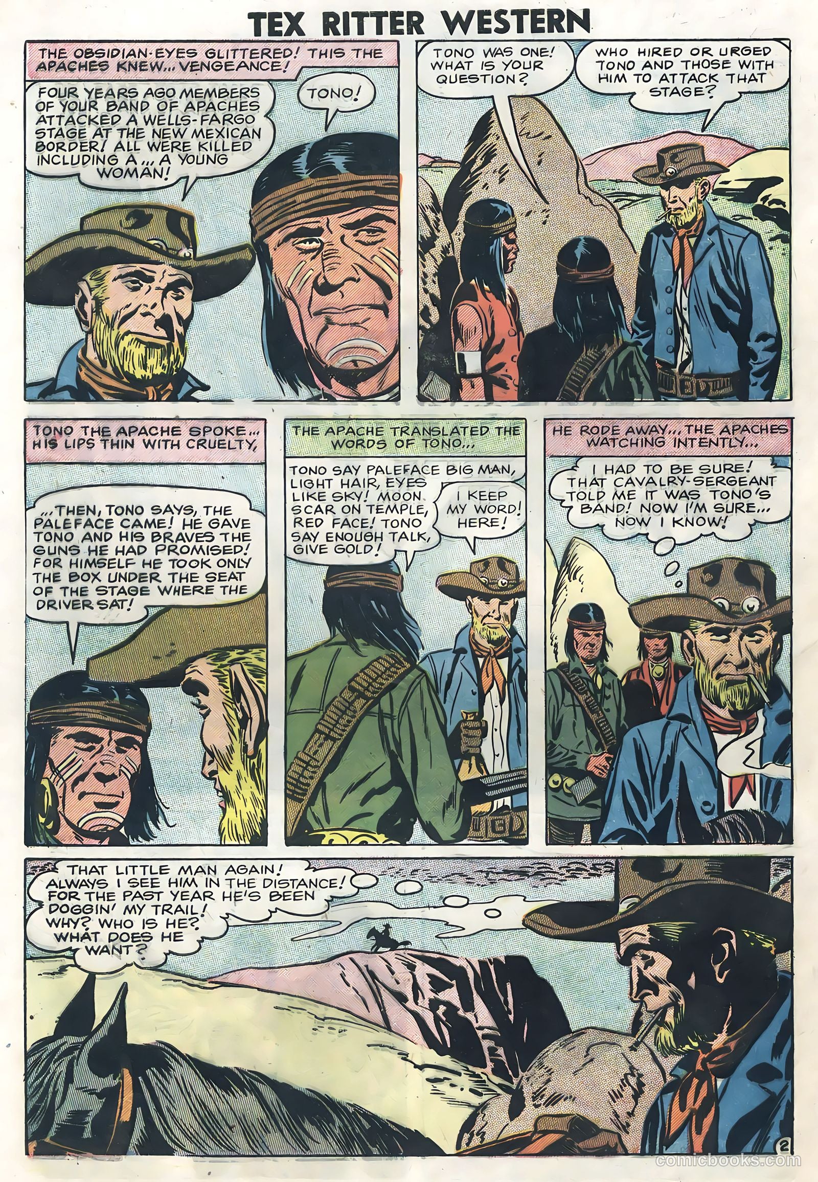 Tex Ritter Western #41 (1958) — page 28 of 36