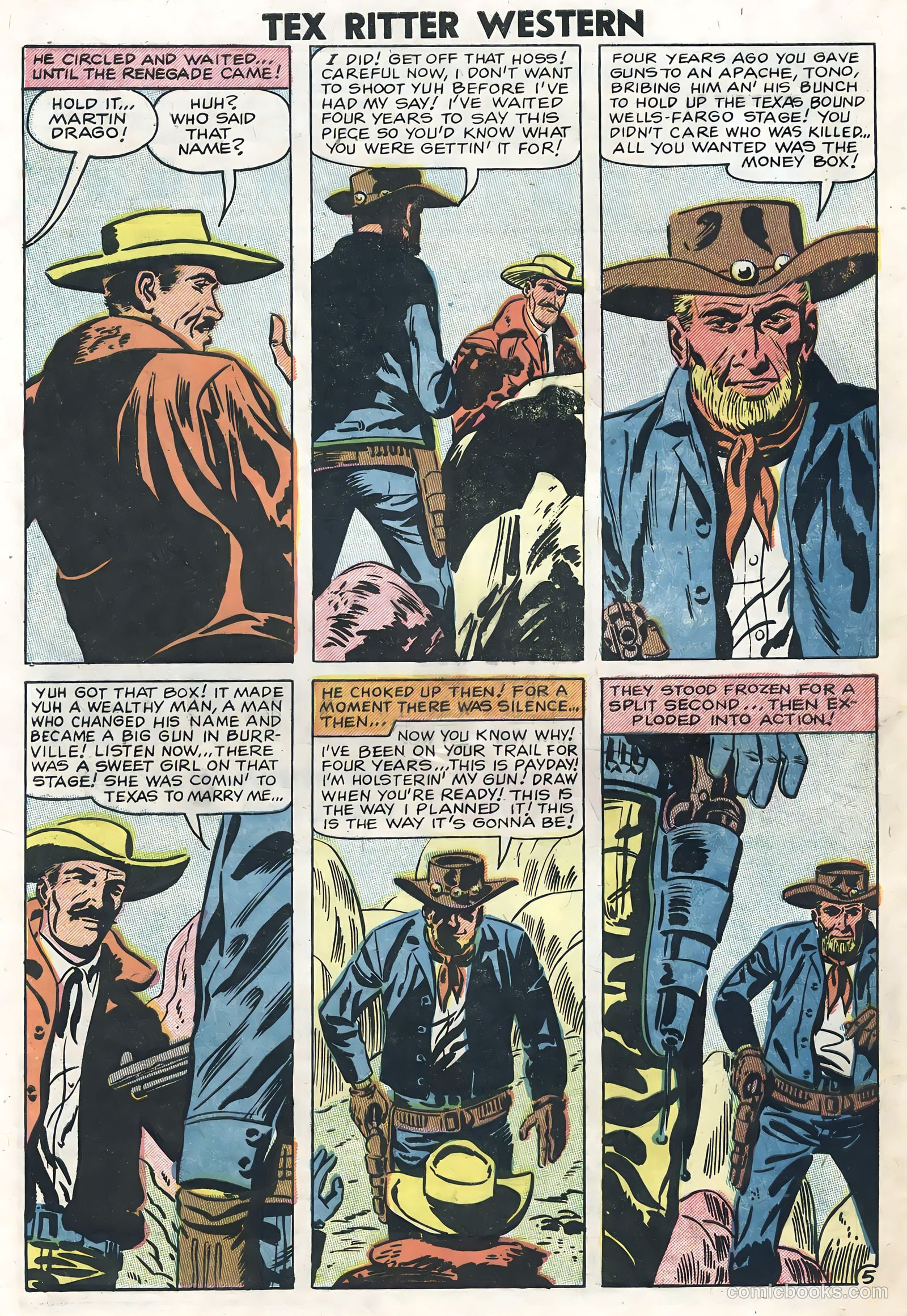 Tex Ritter Western #41 (1958) — page 32 of 36