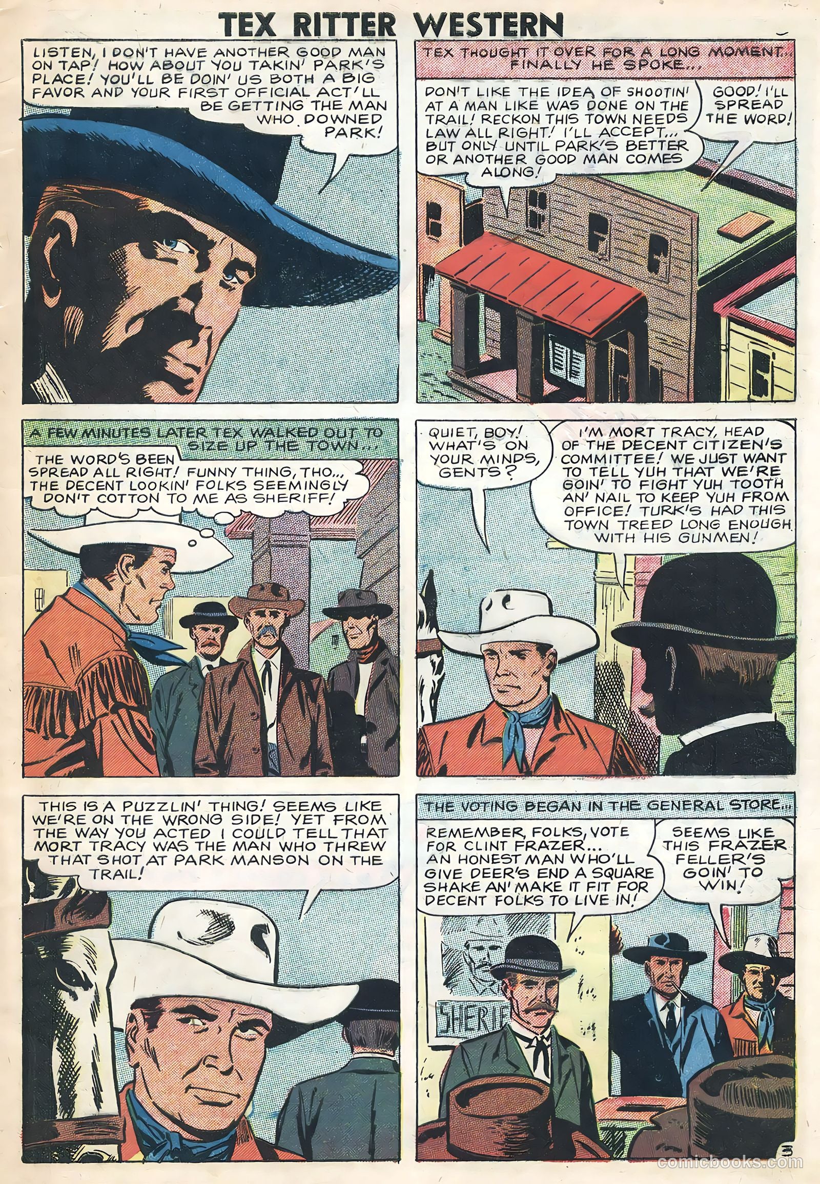 Tex Ritter Western #42 (1958) — page 5 of 36