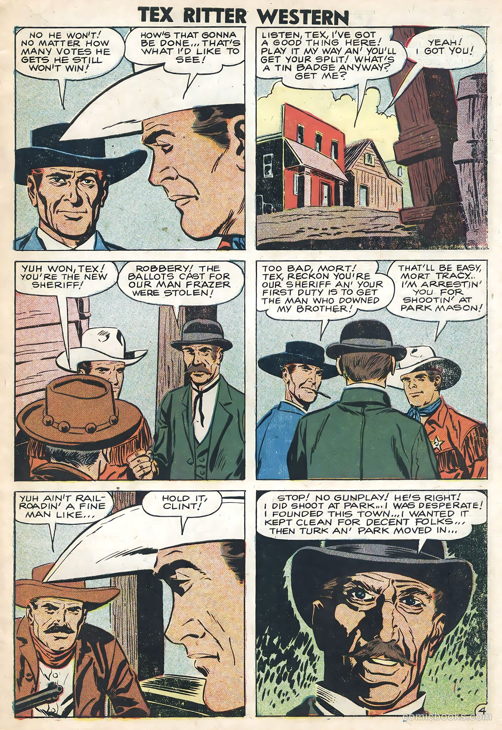 Tex Ritter Western #42 (1958) — page 7 of 36