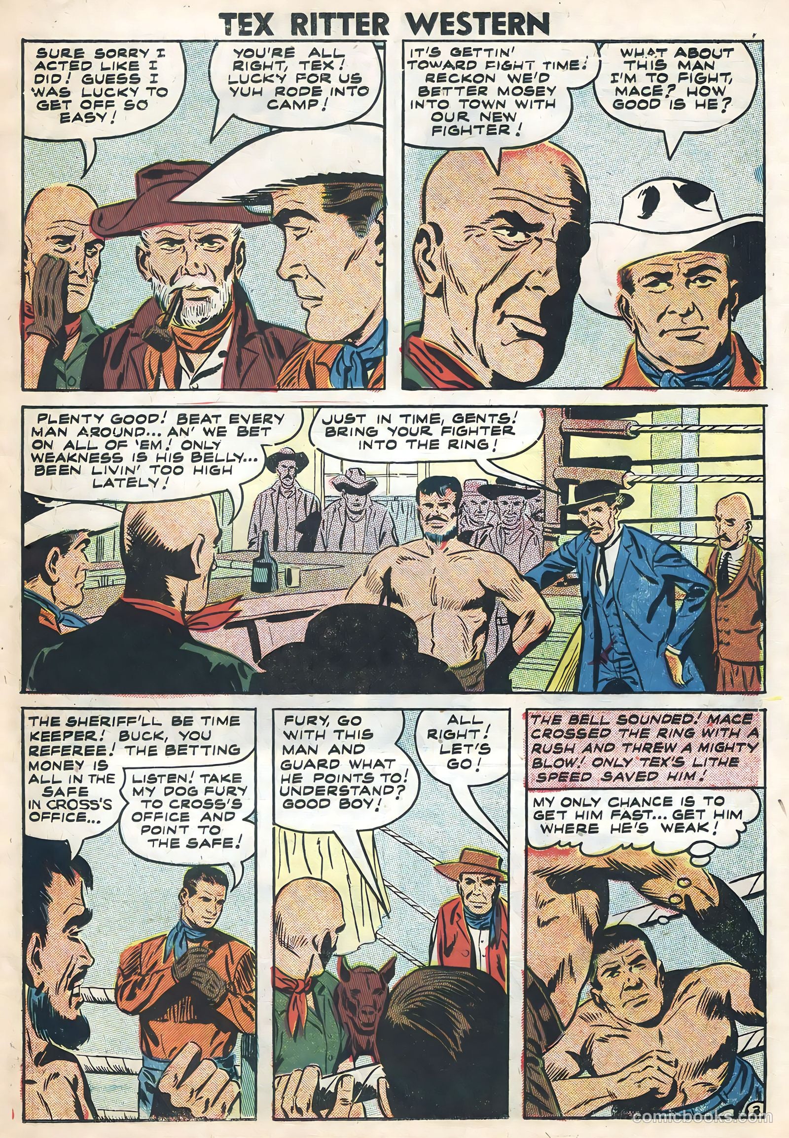 Tex Ritter Western #42 (1958) — page 11 of 36