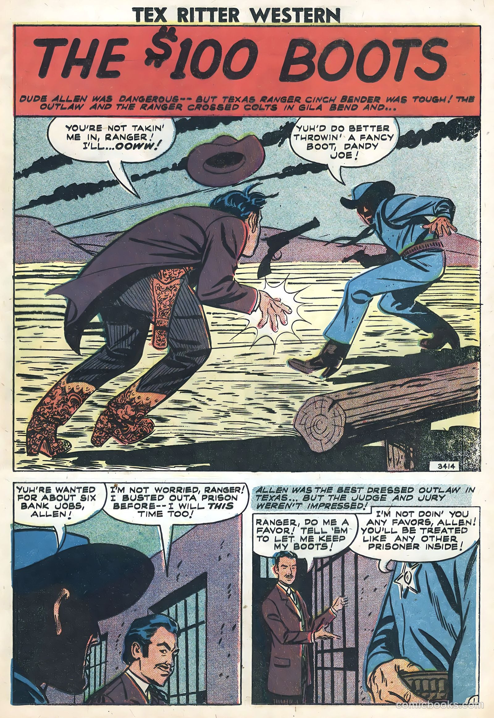 Tex Ritter Western #42 (1958) — page 13 of 36