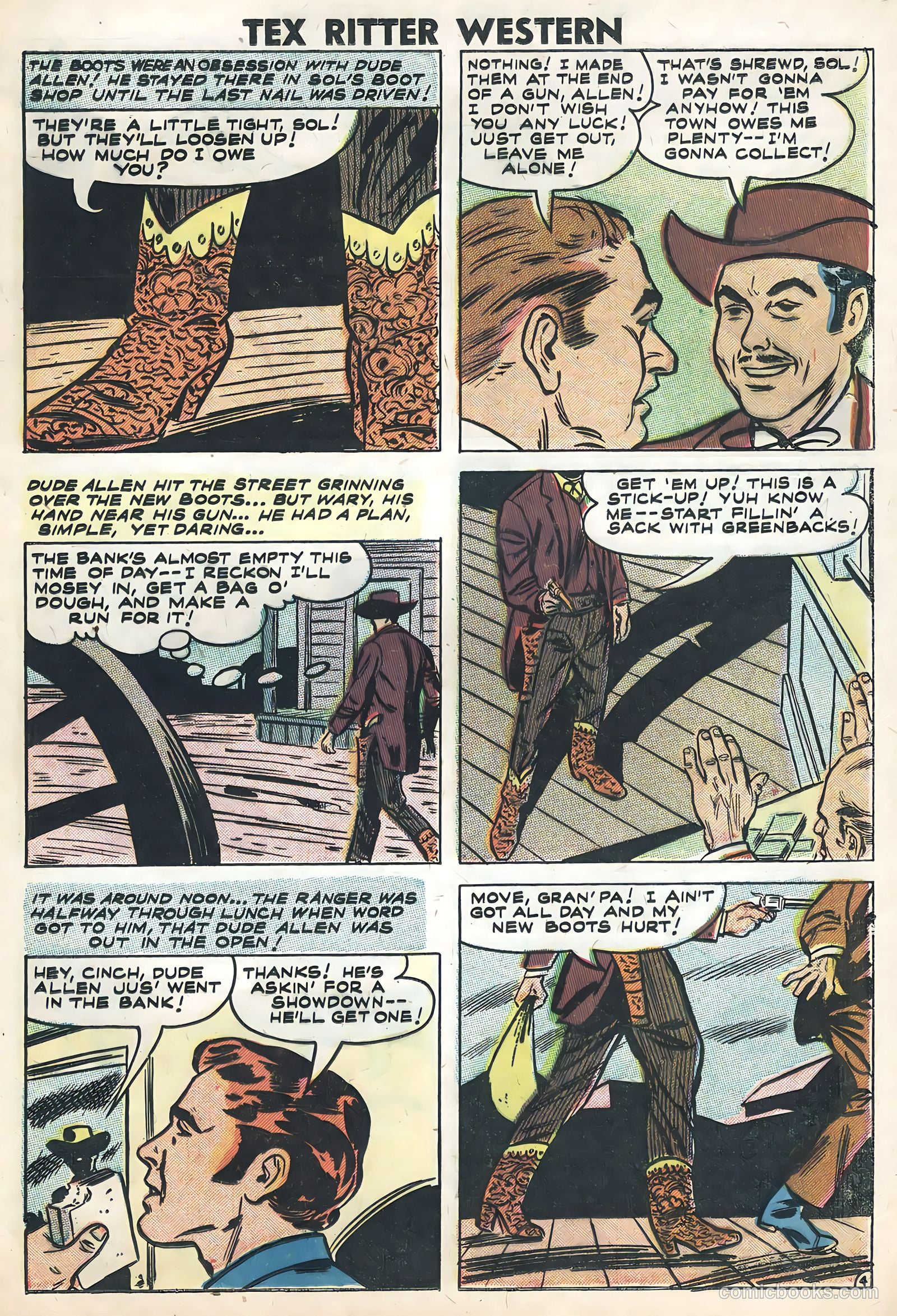 Tex Ritter Western #42 (1958) — page 17 of 36