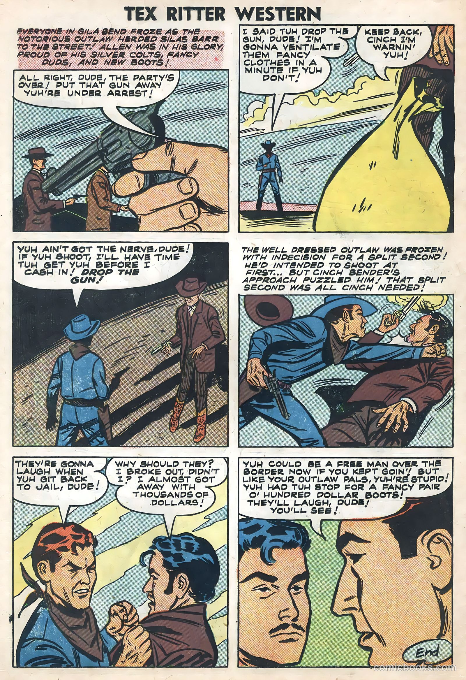 Tex Ritter Western #42 (1958) — page 18 of 36