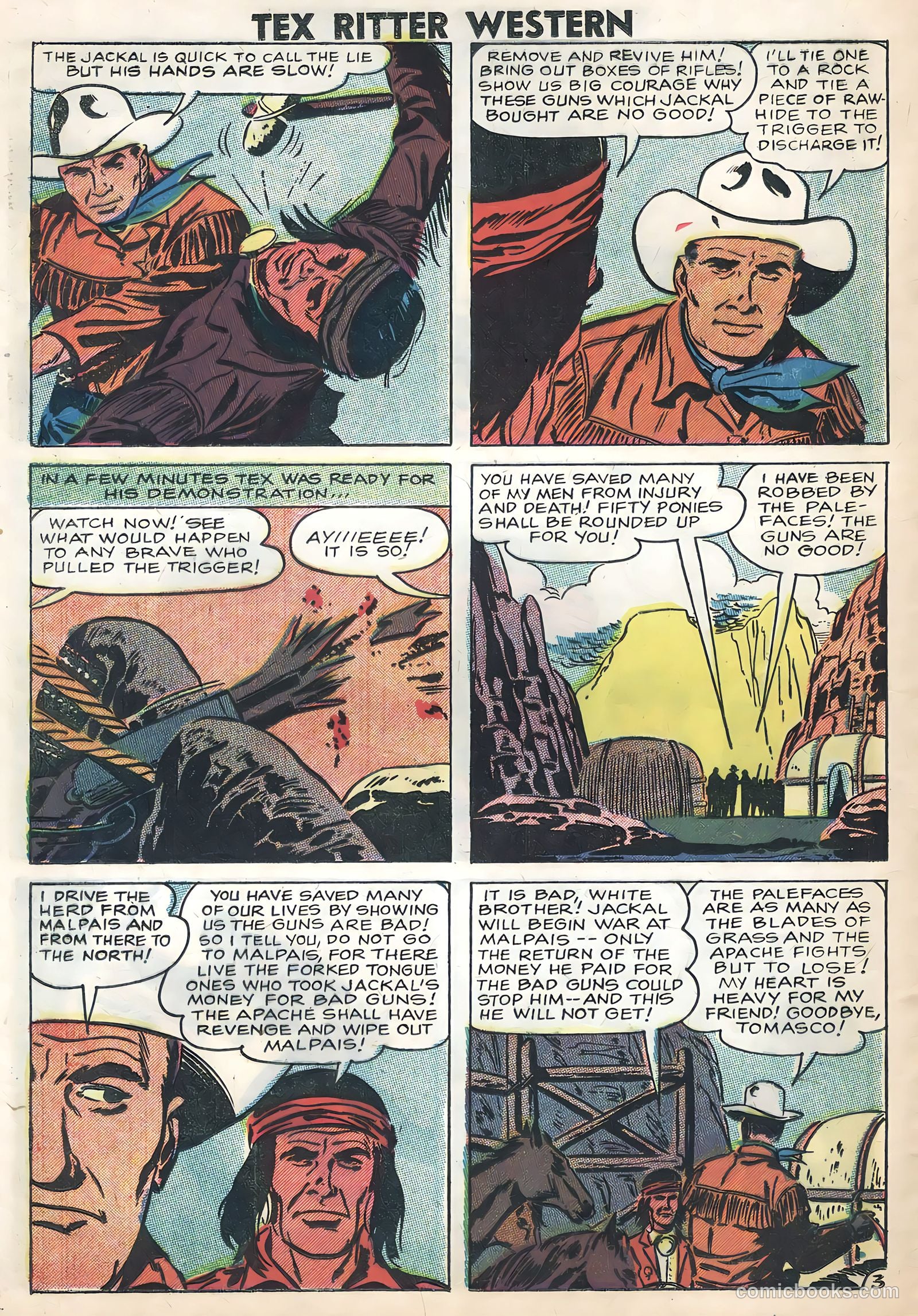 Tex Ritter Western #42 (1958) — page 24 of 36
