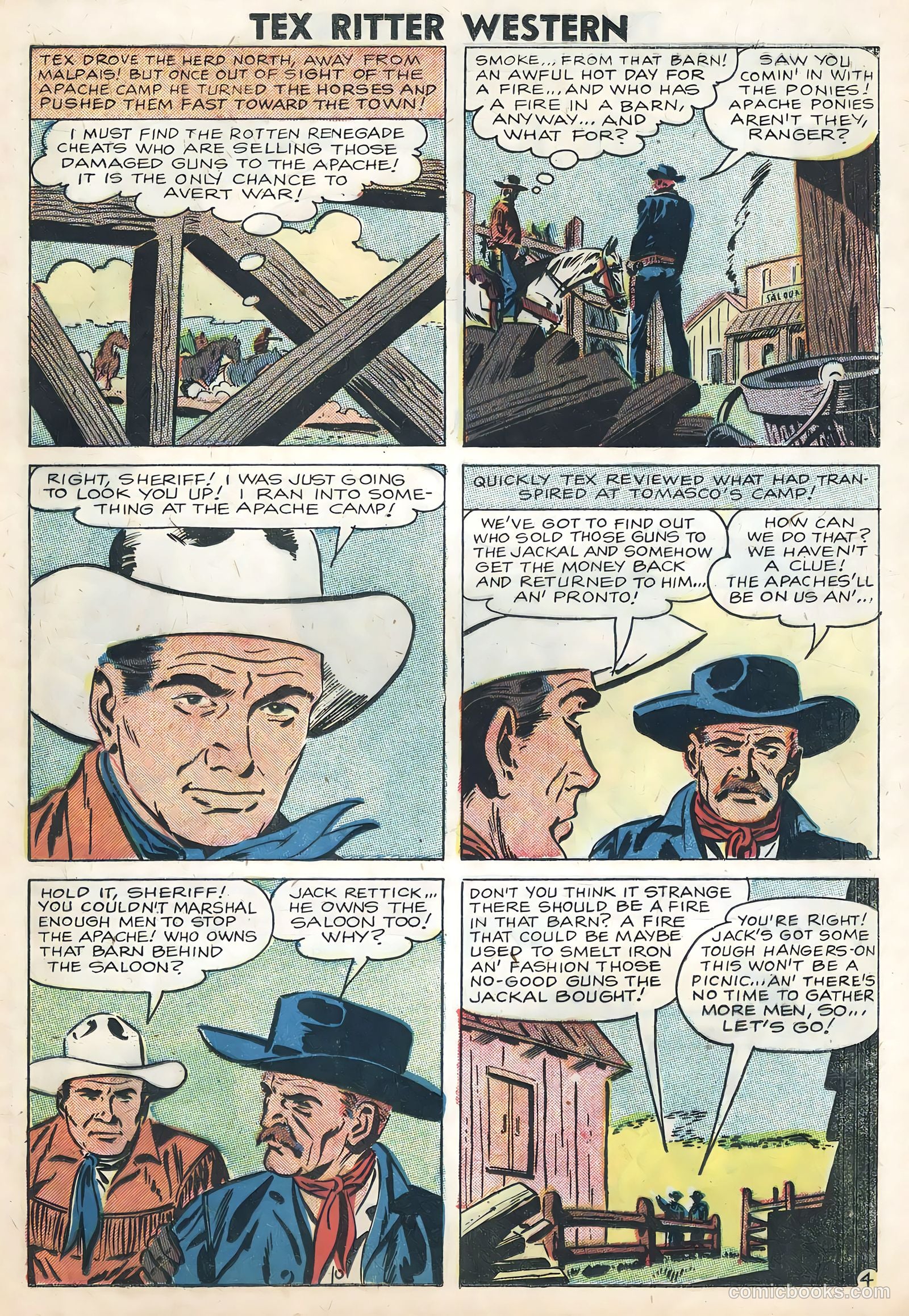 Tex Ritter Western #42 (1958) — page 25 of 36