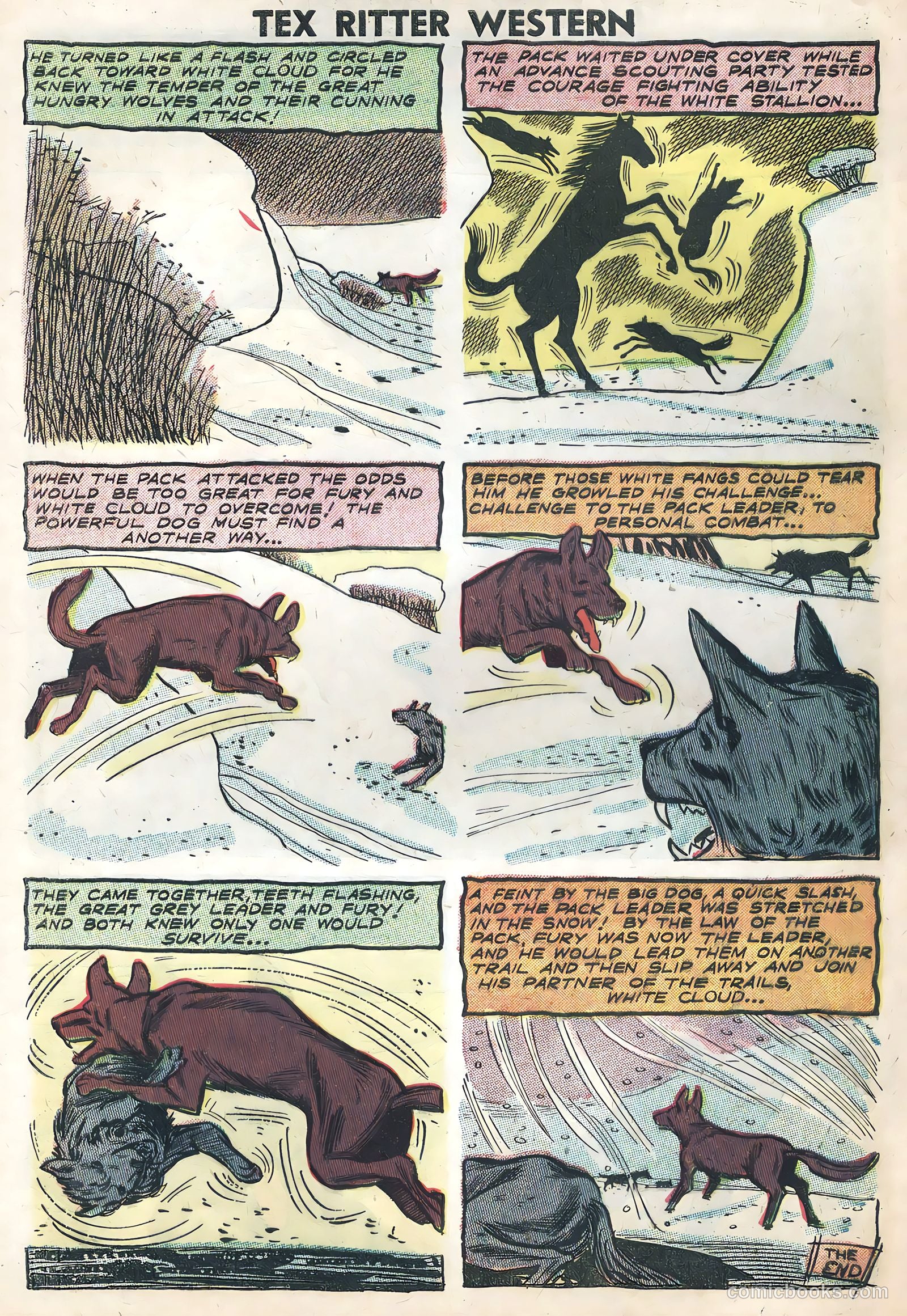 Tex Ritter Western #42 (1958) — page 28 of 36