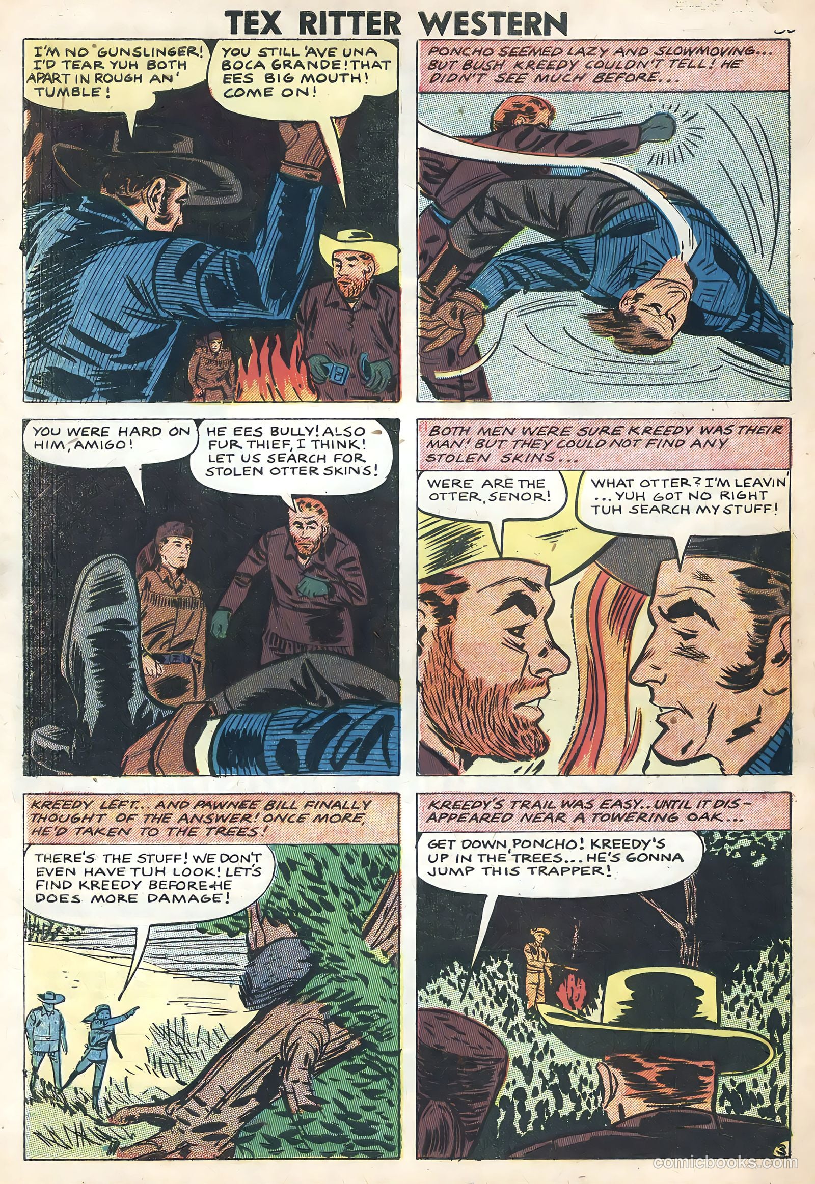 Tex Ritter Western #42 (1958) — page 32 of 36