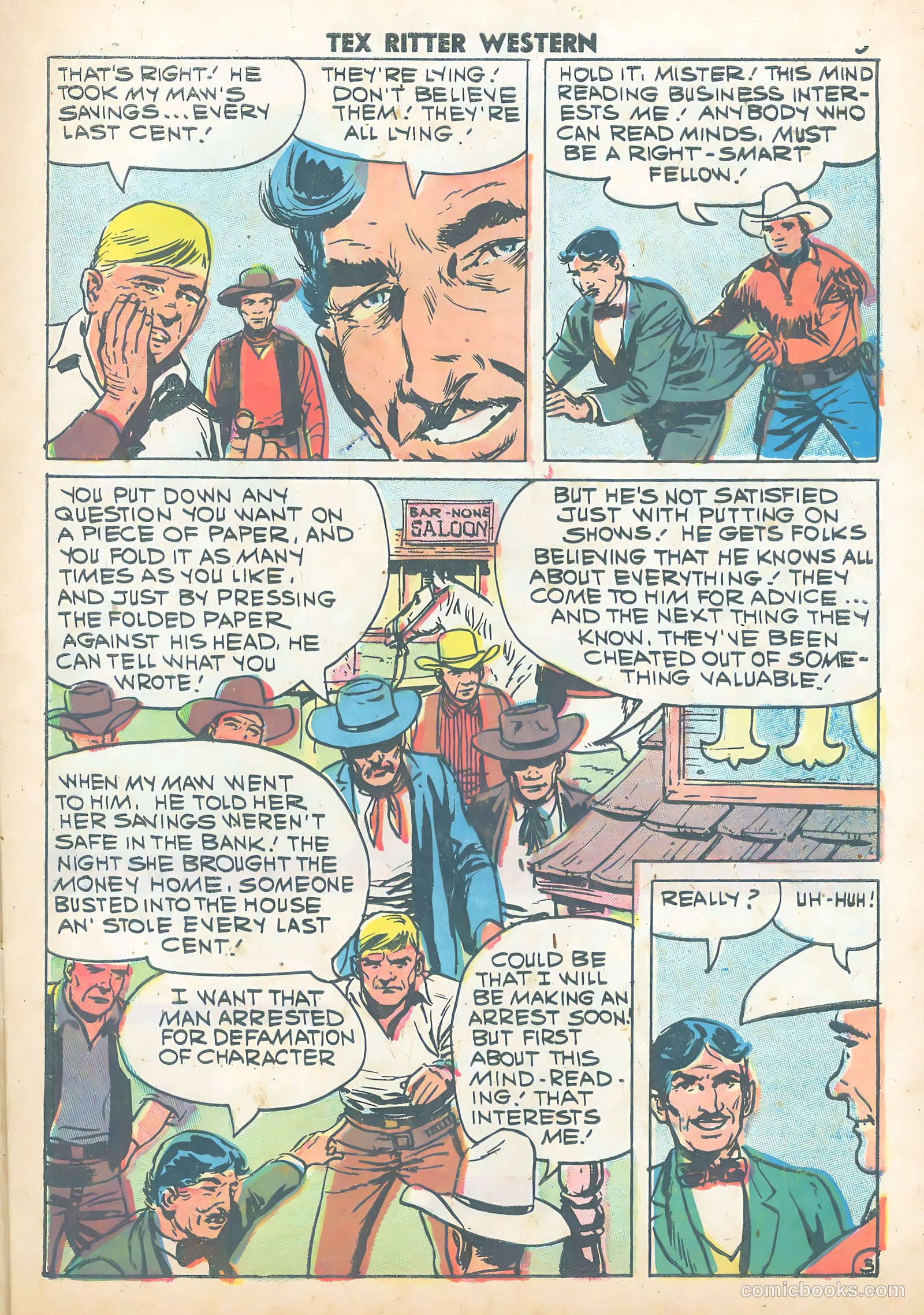 Tex Ritter Western #43 (1958) — page 5 of 36