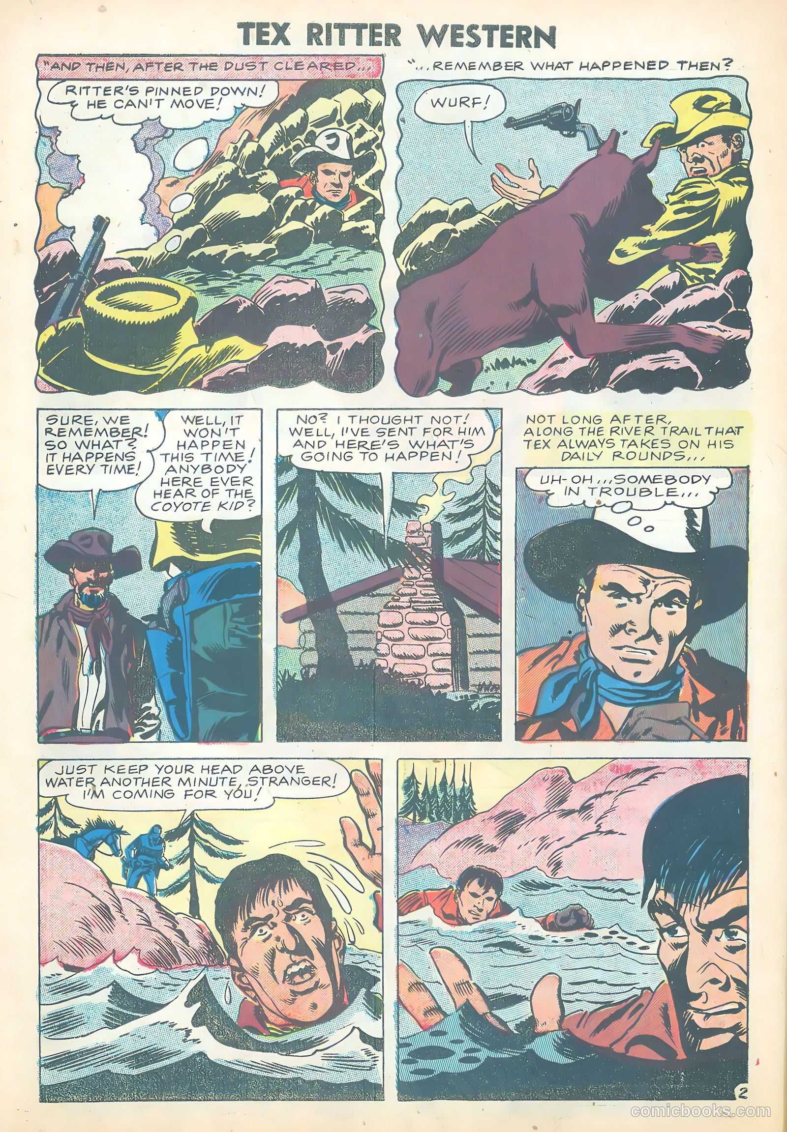 Tex Ritter Western #43 (1958) — page 10 of 36