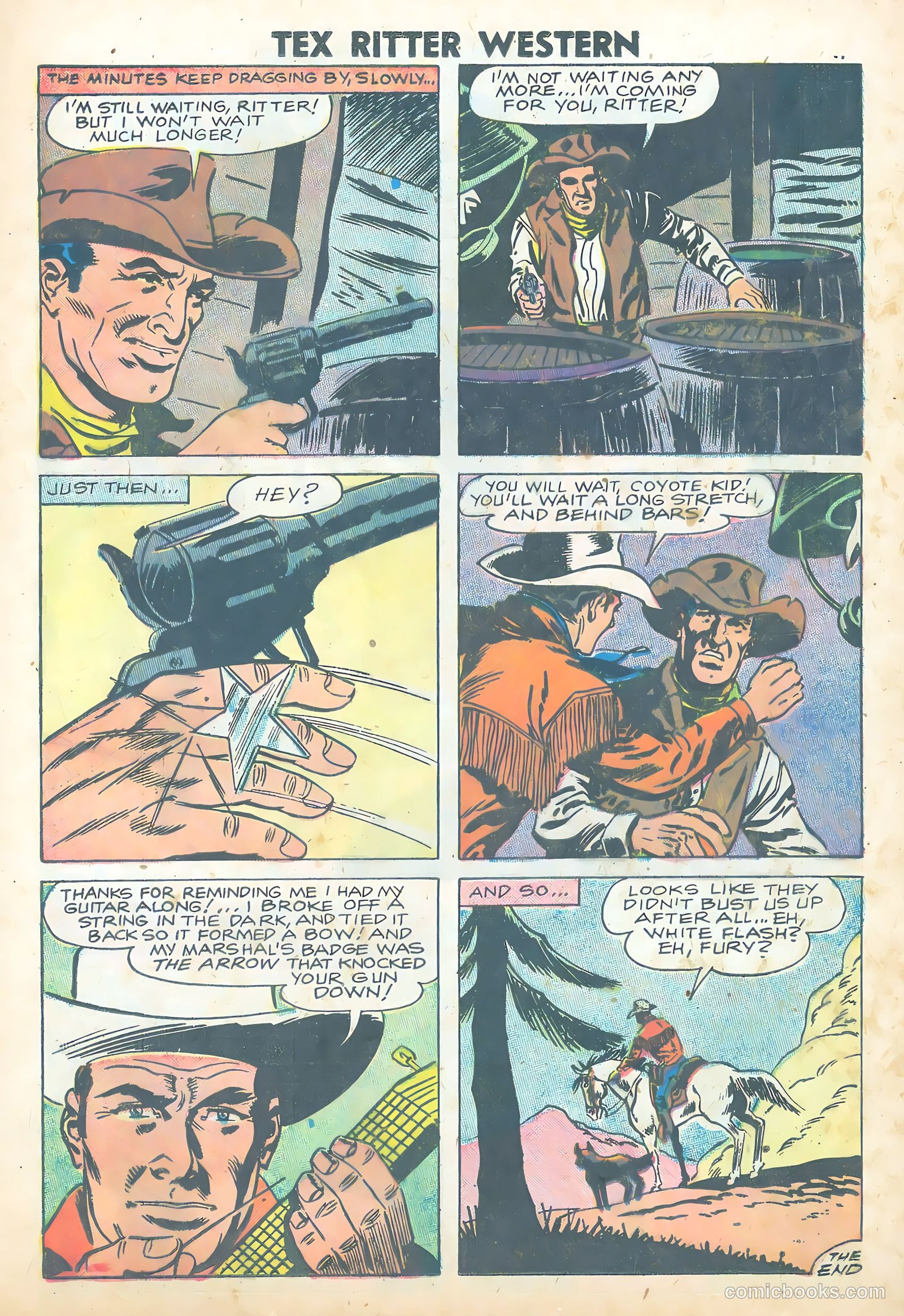 Tex Ritter Western #43 (1958) — page 13 of 36