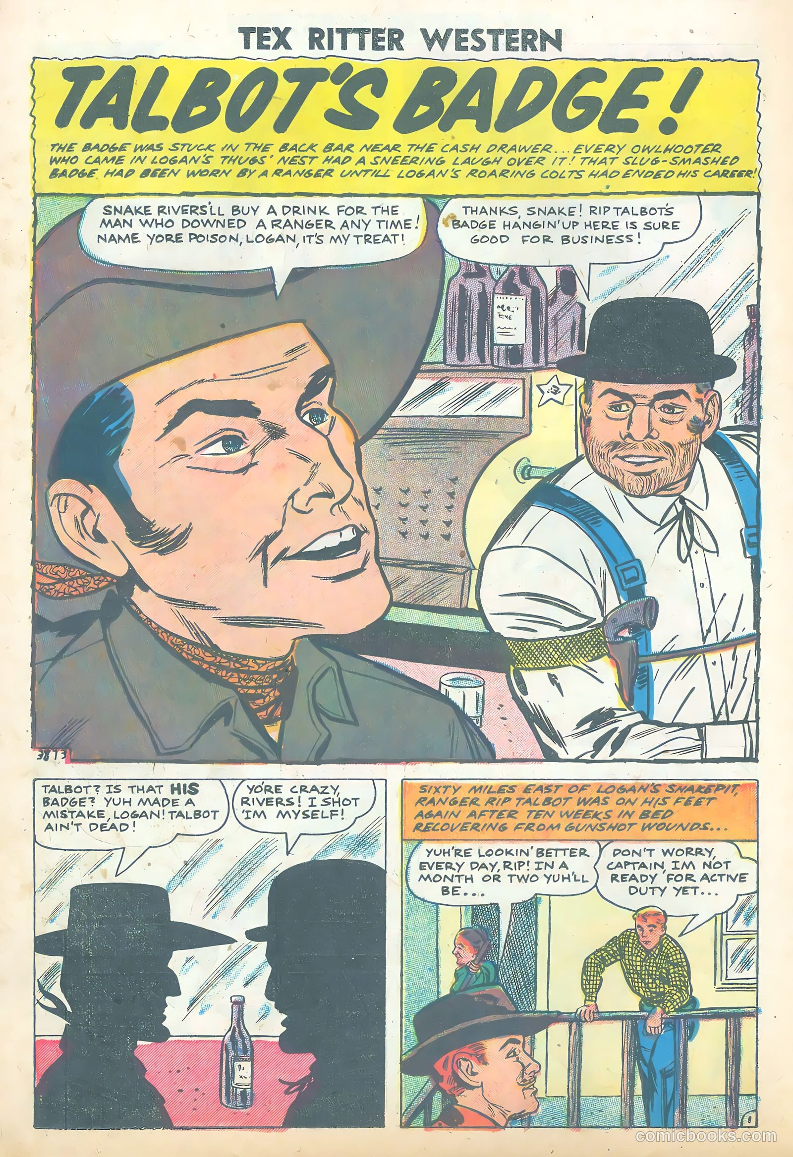 Tex Ritter Western #43 (1958) — page 14 of 36