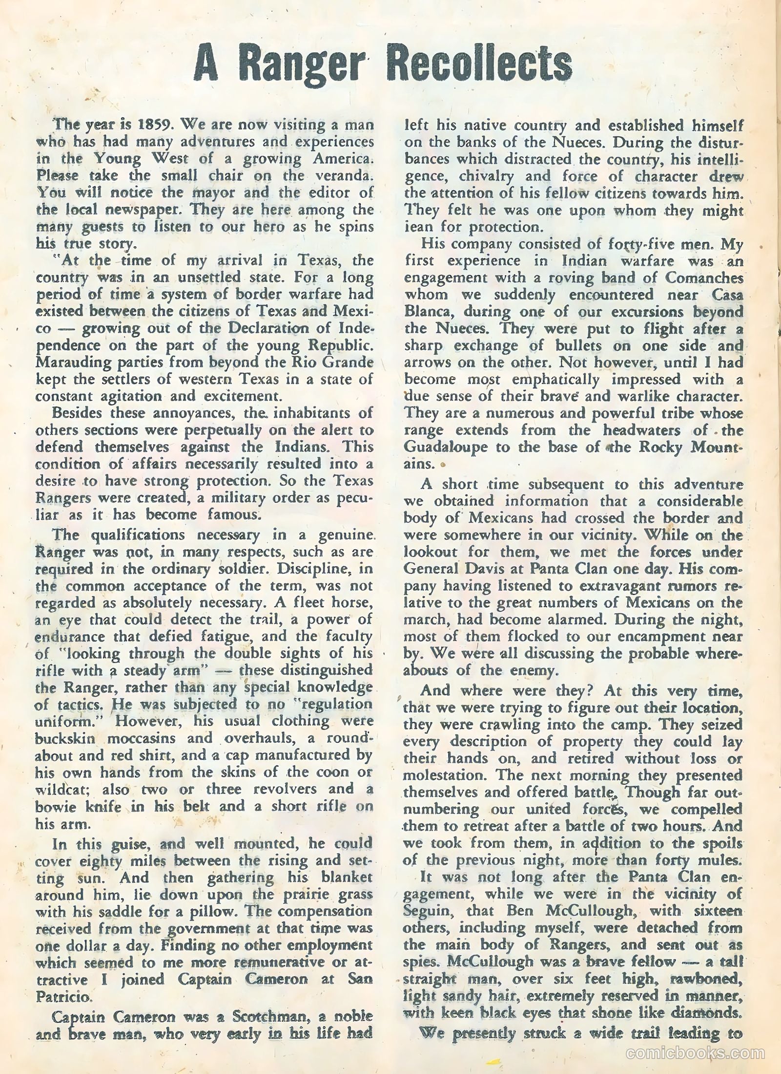 Tex Ritter Western #43 (1958) — page 20 of 36