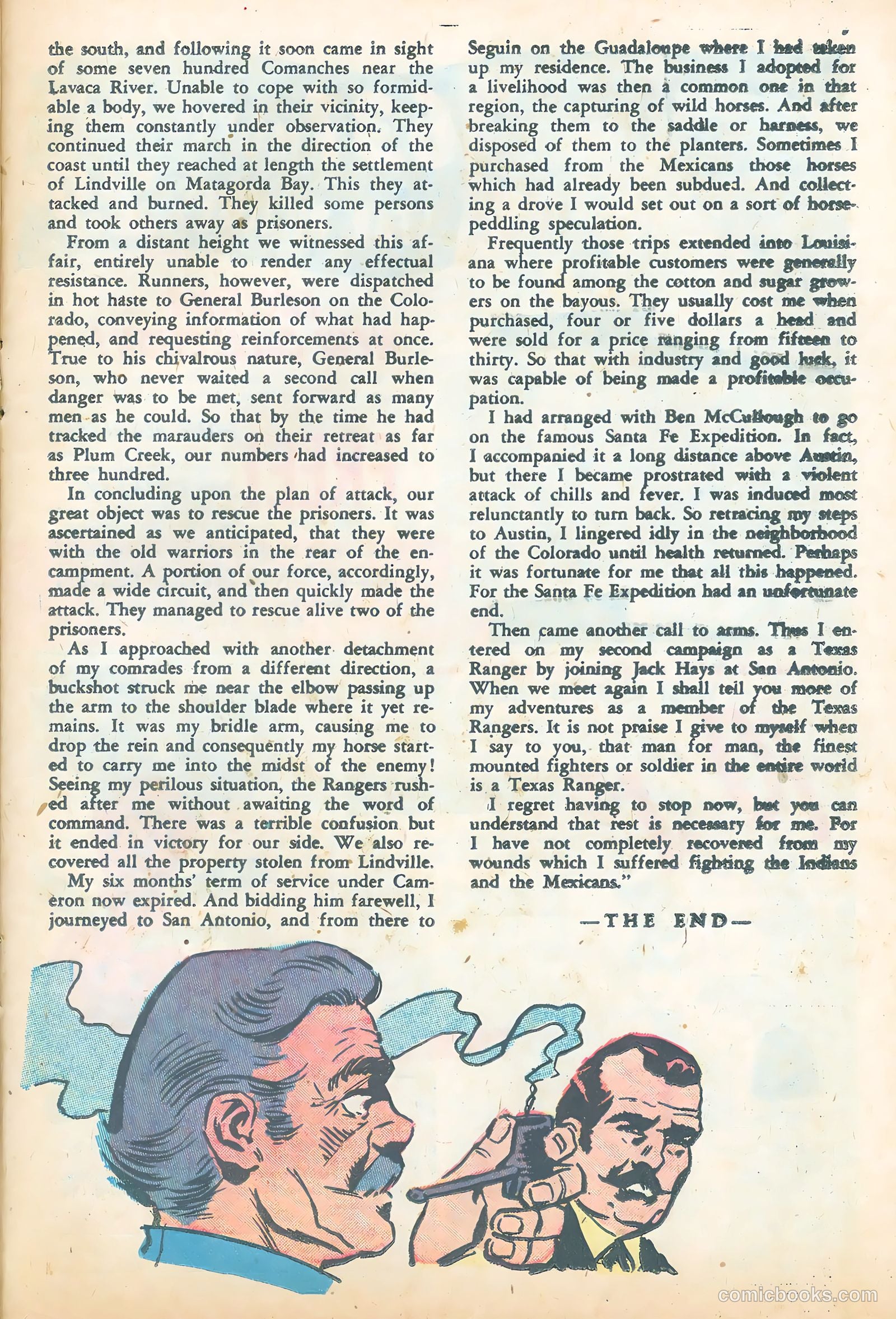 Tex Ritter Western #43 (1958) — page 21 of 36