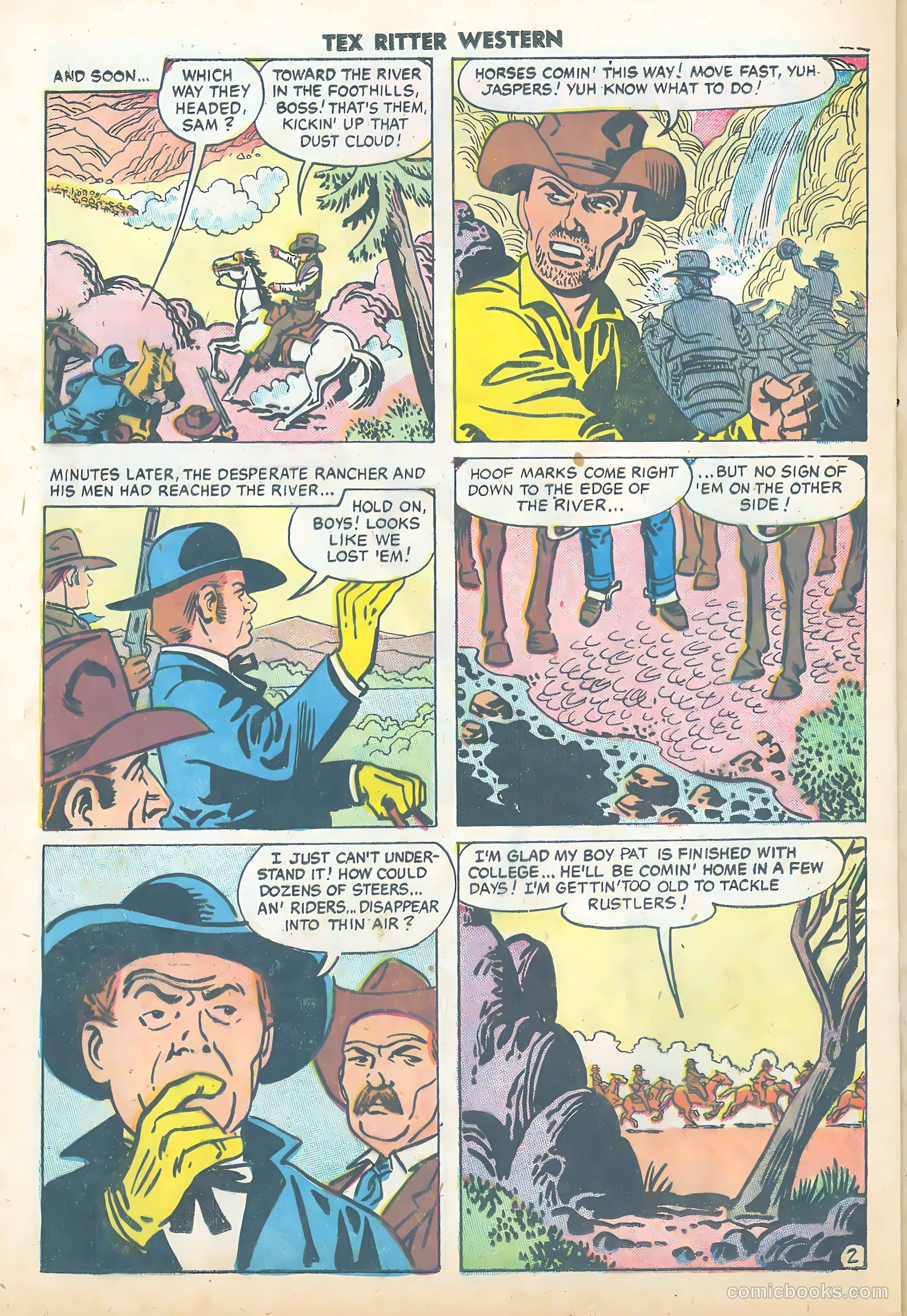 Tex Ritter Western #43 (1958) — page 24 of 36