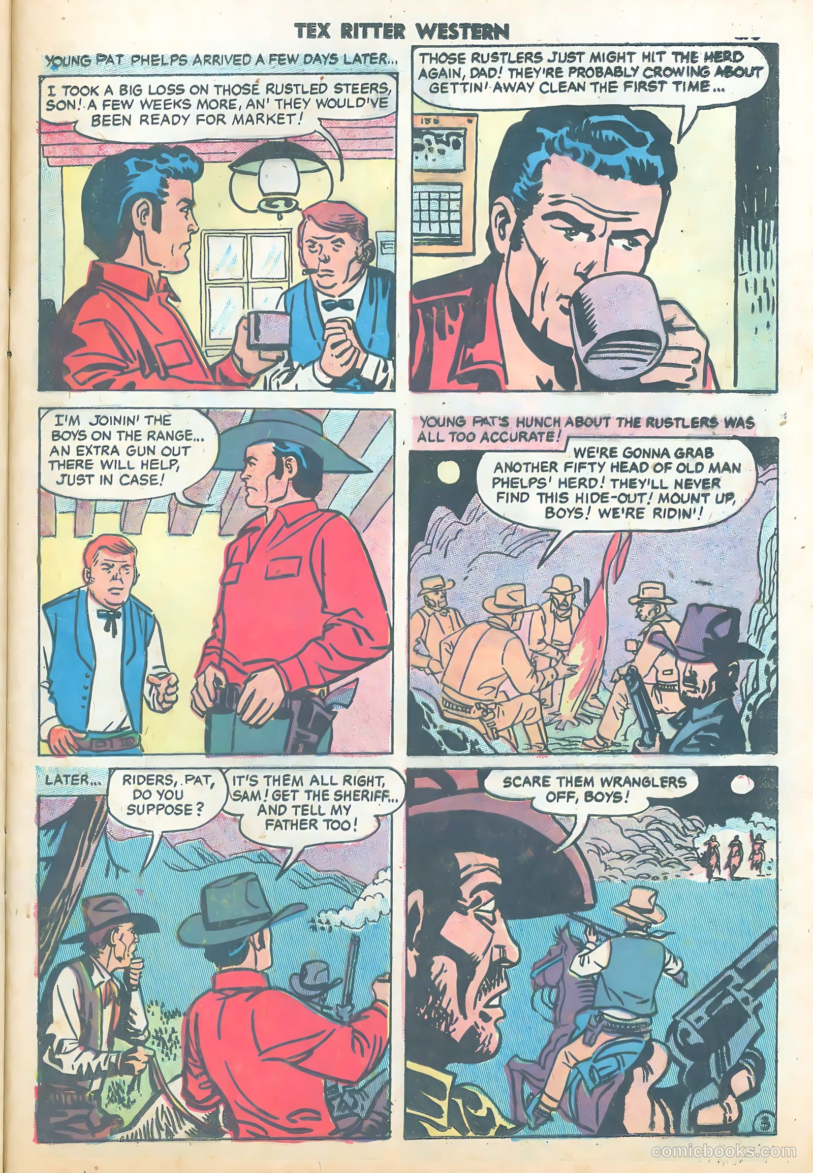Tex Ritter Western #43 (1958) — page 25 of 36