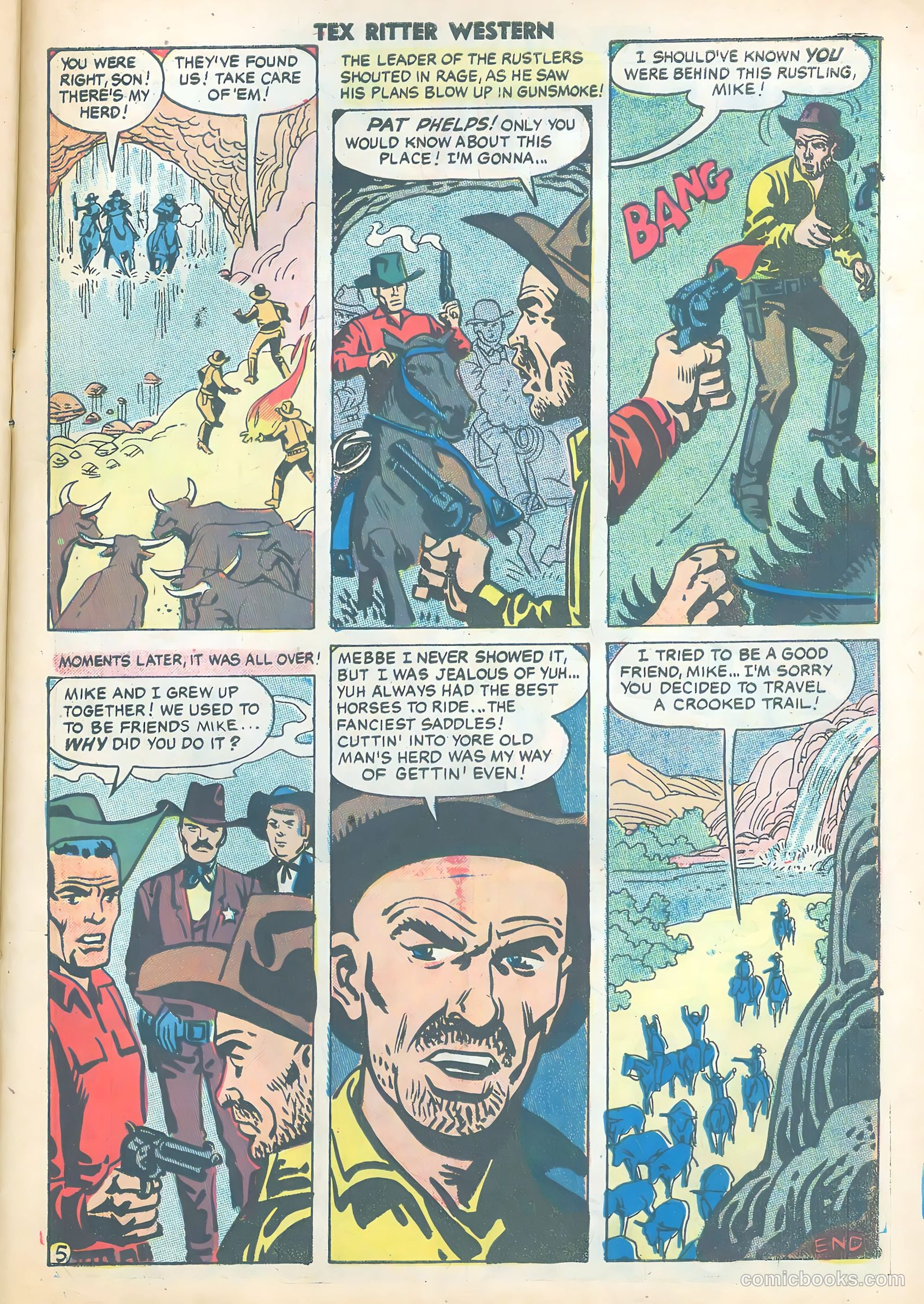 Tex Ritter Western #43 (1958) — page 27 of 36