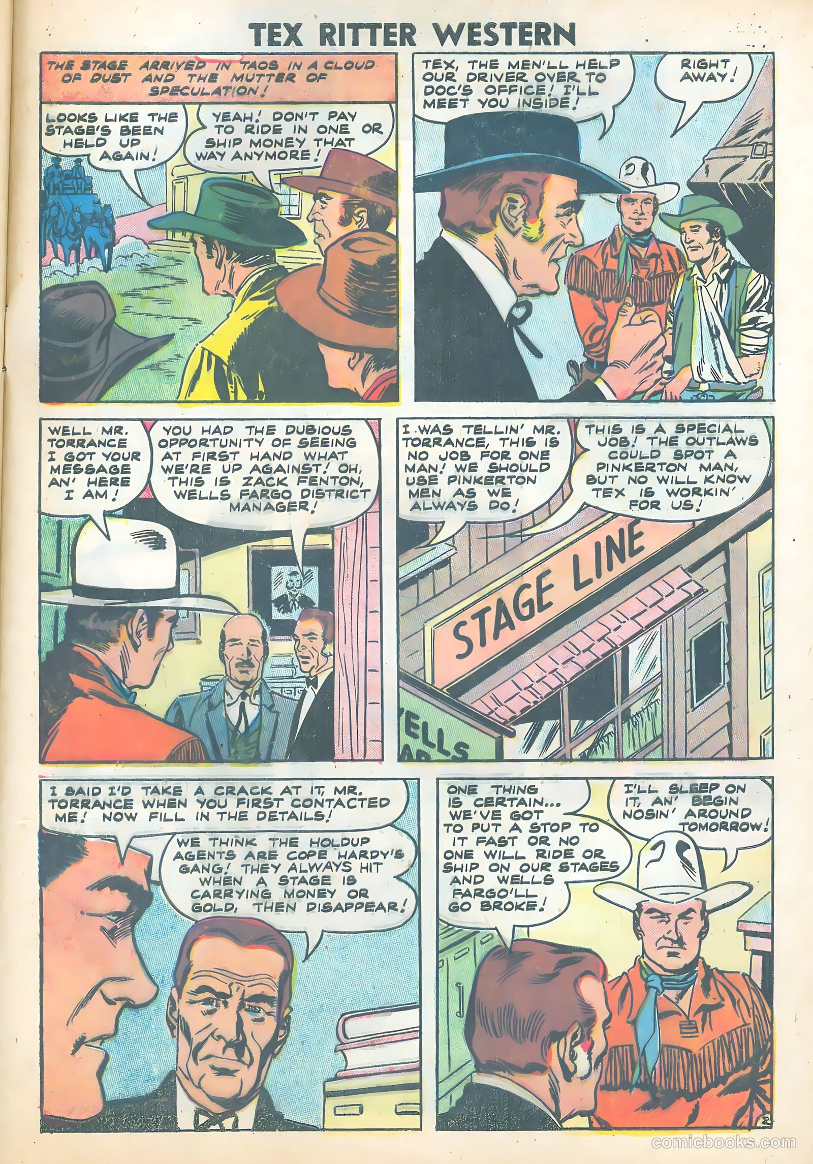 Tex Ritter Western #43 (1958) — page 29 of 36