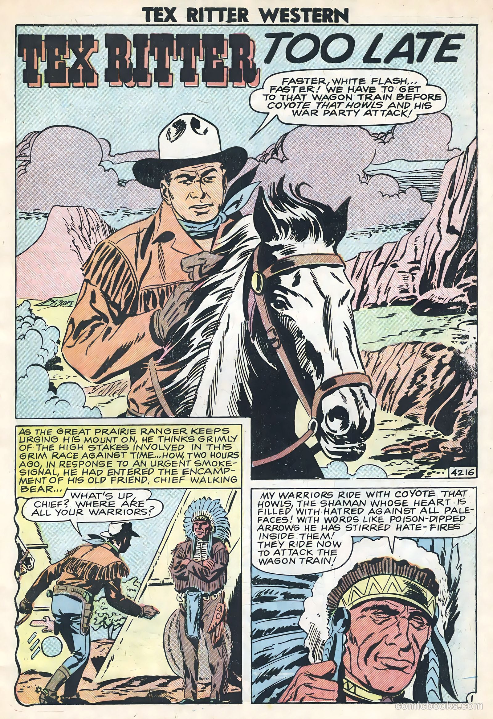 Tex Ritter Western #44 (1959) — page 3 of 36
