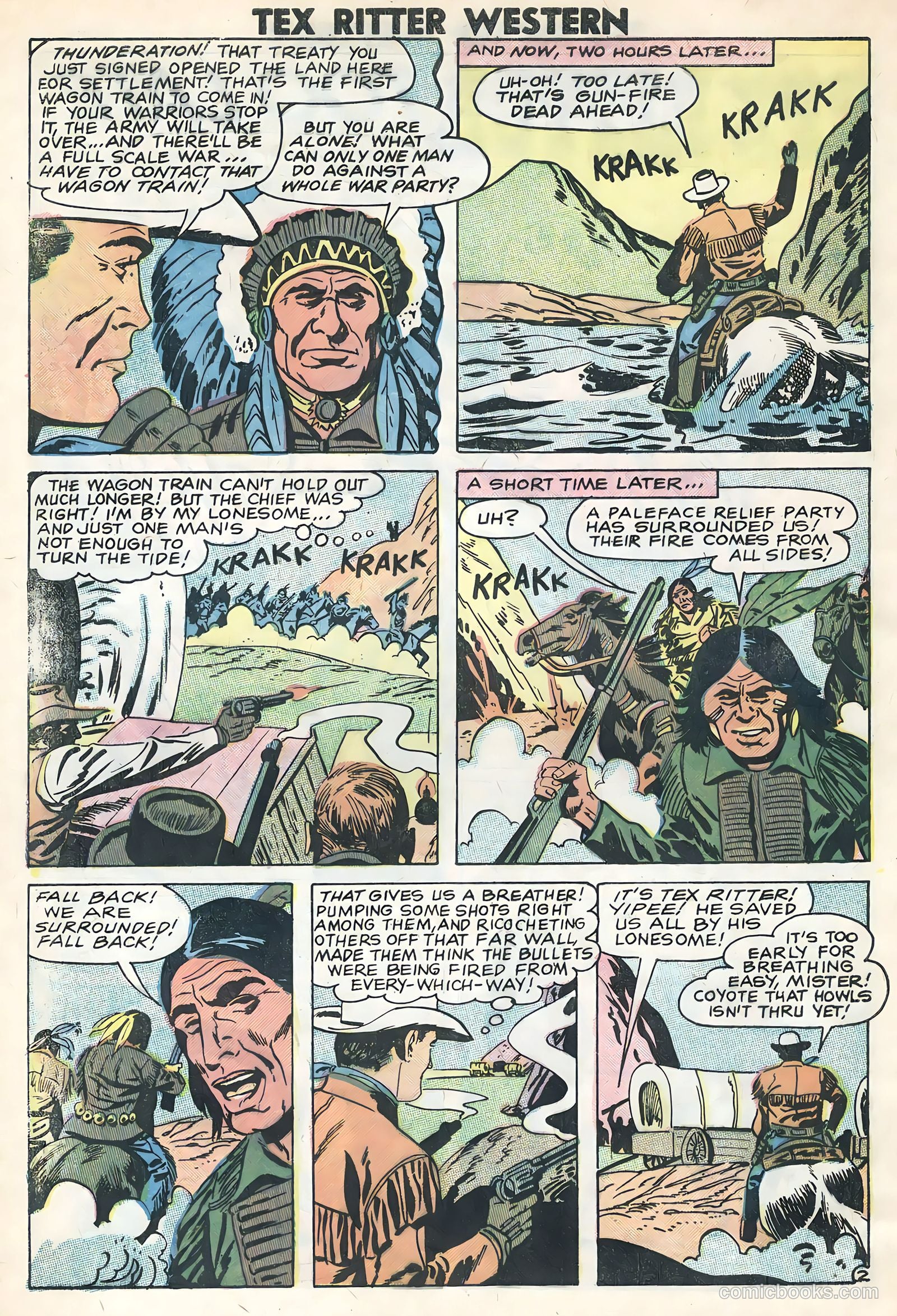 Tex Ritter Western #44 (1959) — page 4 of 36