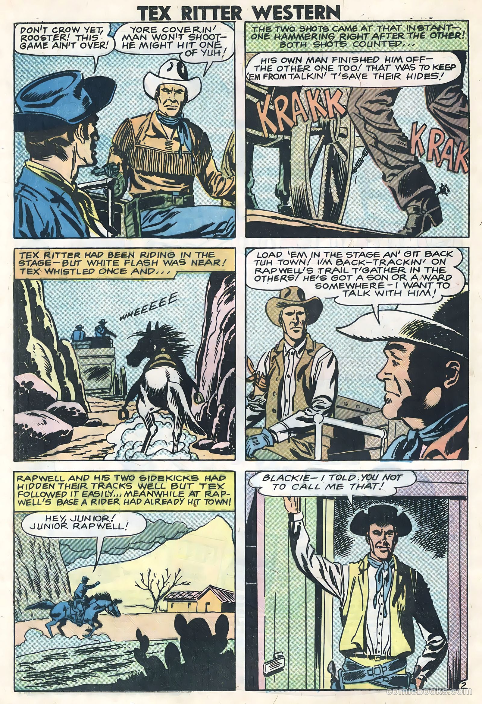 Tex Ritter Western #44 (1959) — page 16 of 36
