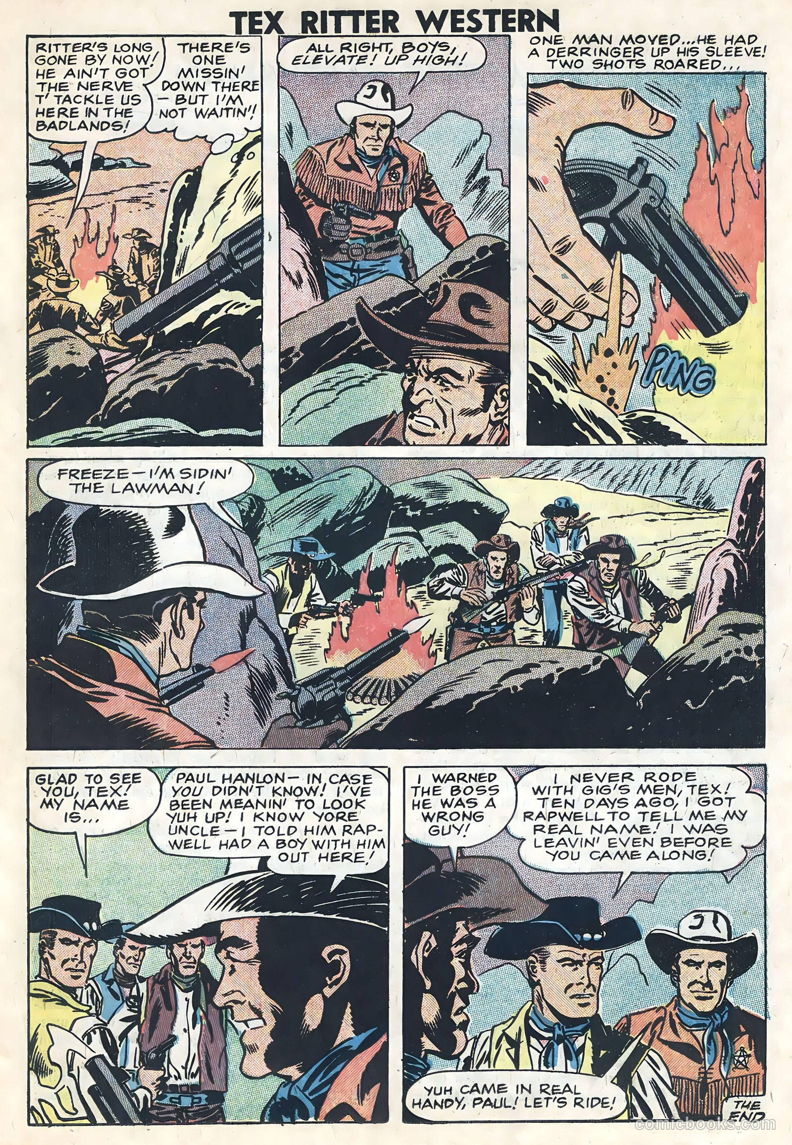 Tex Ritter Western #44 (1959) — page 19 of 36