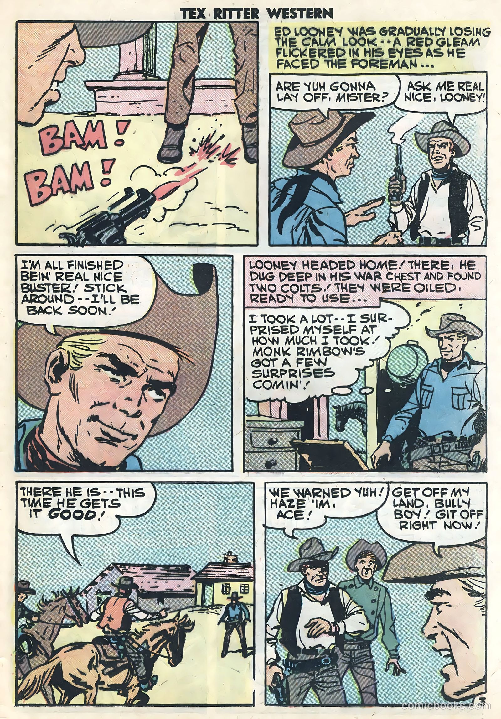 Tex Ritter Western #44 (1959) — page 25 of 36