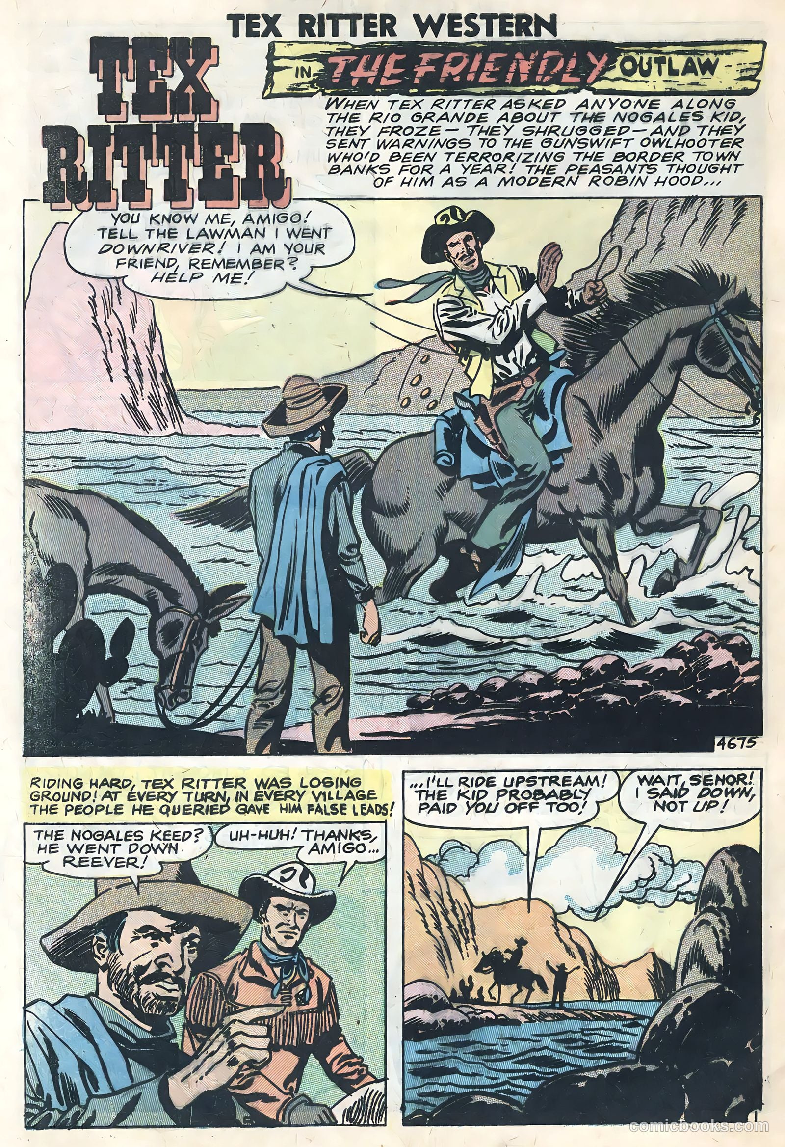 Tex Ritter Western #44 (1959) — page 28 of 36