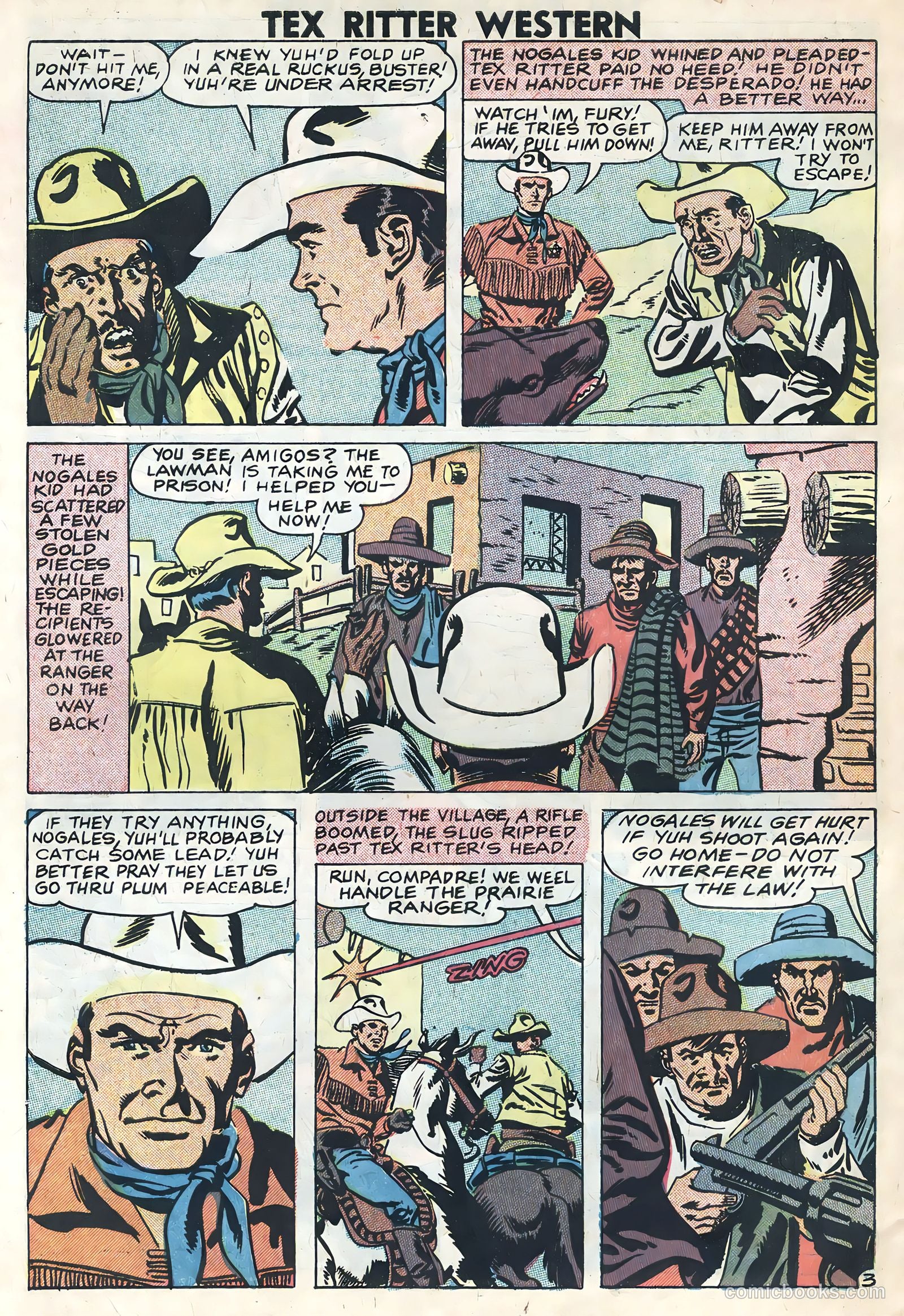 Tex Ritter Western #44 (1959) — page 30 of 36